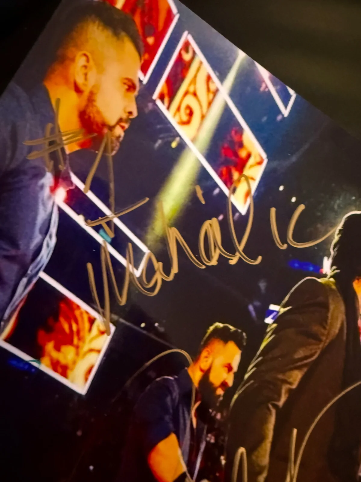 Jinder Mahal, Singh Brothers — WWE AUTOGRAPH JINDER MAHAL & BOLLYWOOD BOYZ SINGH BROTHERS SIGNED PHOTO INDIA, изображение 3