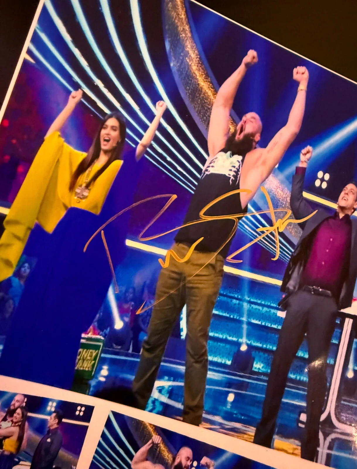 Braun Stroman — BRAUN STROMAN WWE AUTOGRAPH SIGNED PHOTO FROM BOLLYWOOD INDIA SHOW W/ PROOF, изображение 3