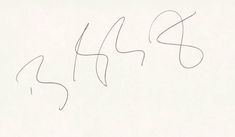 Bob Geldof — BOB GELDOF - AUTOGRAPH