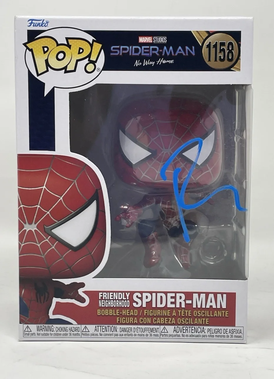 Tobey Maguire — Tobey Maguire Signed Friendly Neighborhood Spider-Man 1158 Funko Pop Beckett COA, изображение 4