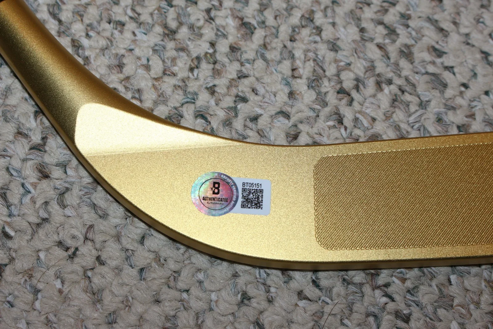 Adam Sandler — ADAM SANDLER SIGNED HAPPY GILMORE MOVIE HOCKEY STICK PUTTER 2 BECKETT COA, изображение 2