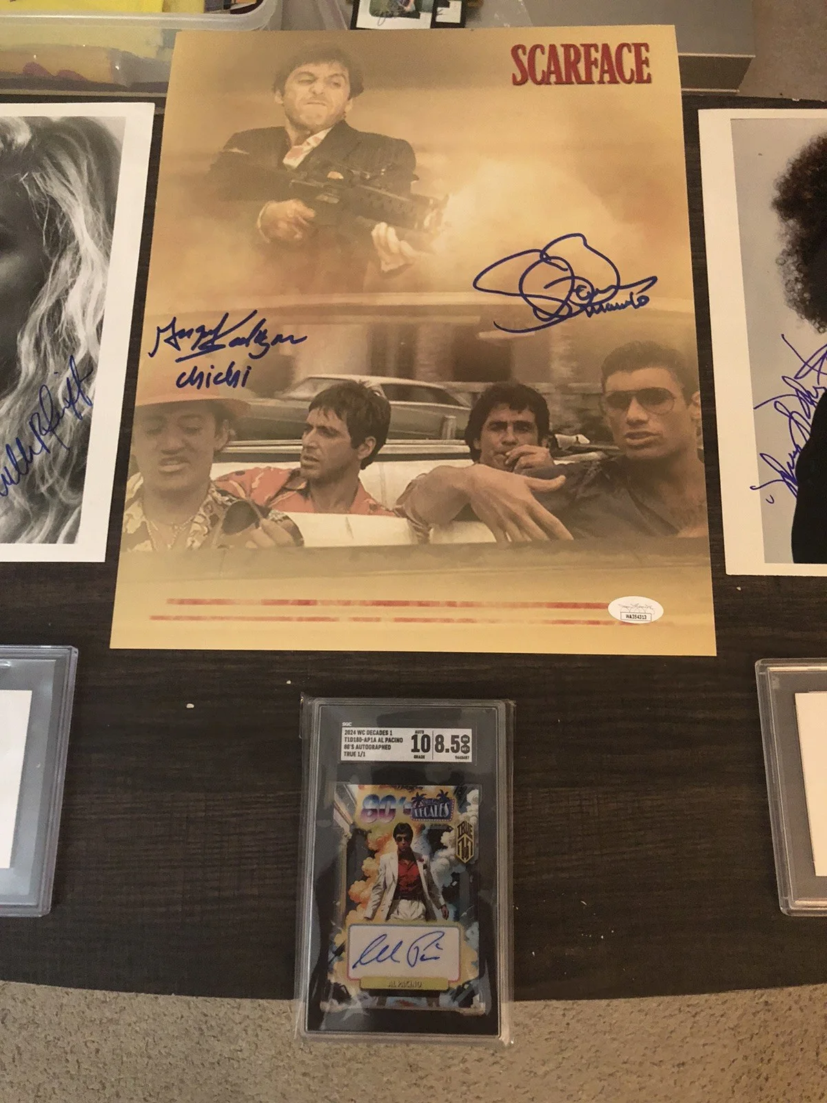 Scarface Cast Signed Items(JSA BAS LEAF), image 3