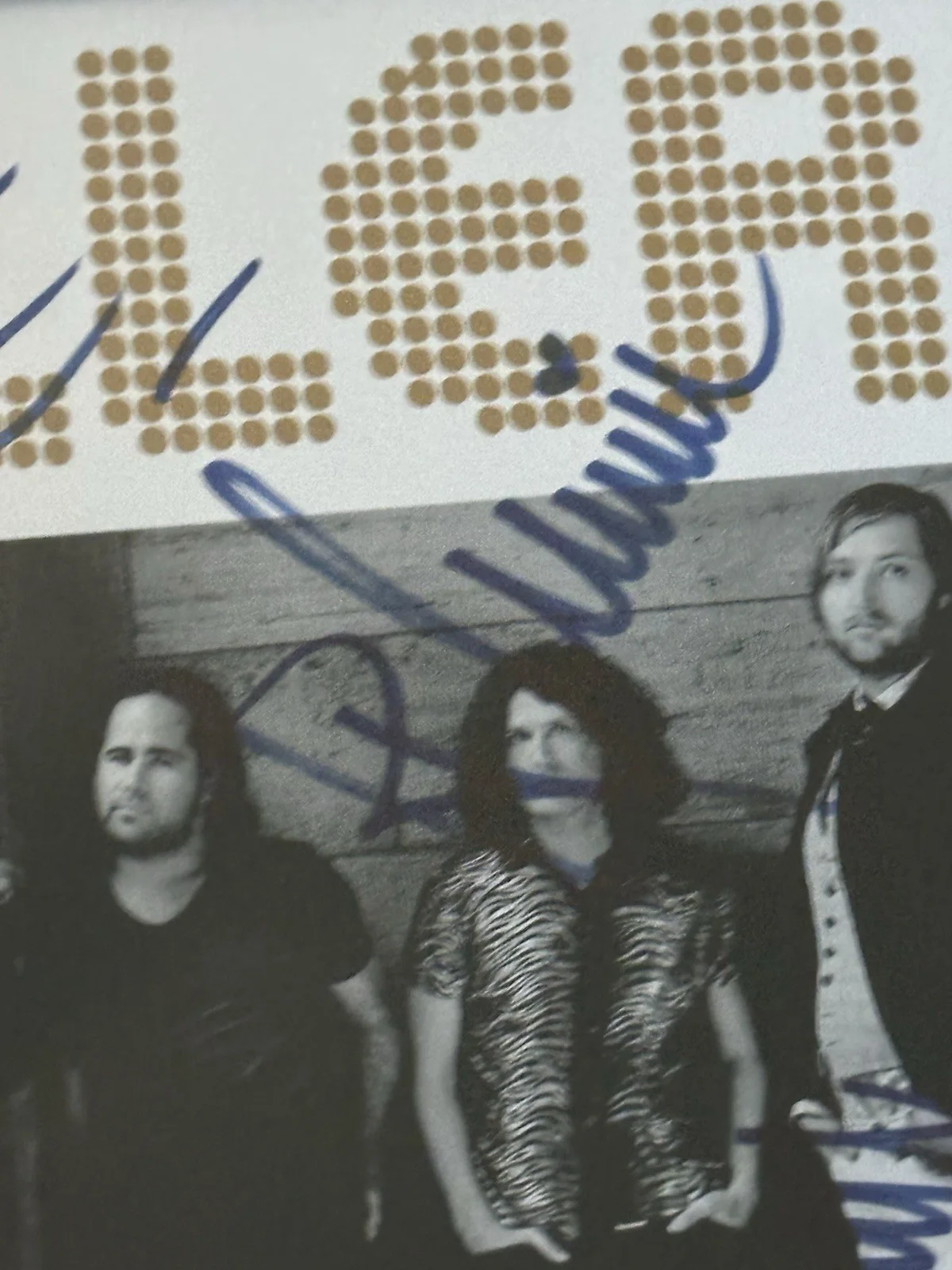 Brandon Flowers, Ronnie Vannucci Jr — The Killers Show Poster Signed By Band Flowers Keuning Stoermer Vannucci Framed, изображение 4