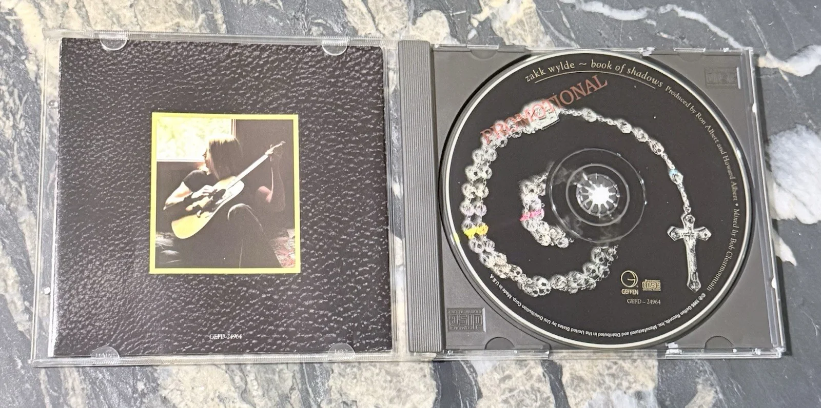 Zakk Wylde Book of Shadows Promo CD Signed Insert Autograph 1996 Geffen, image 4
