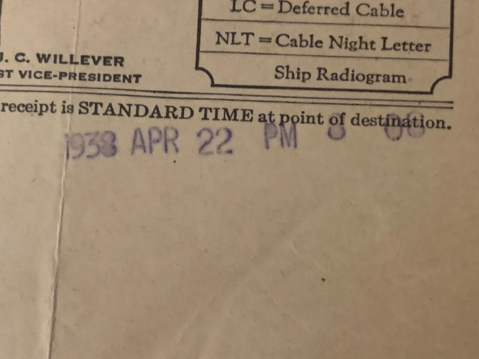 Vincent Price Estate Sweet Telegram From St. Louis On His First Wedding! 17m, изображение 2