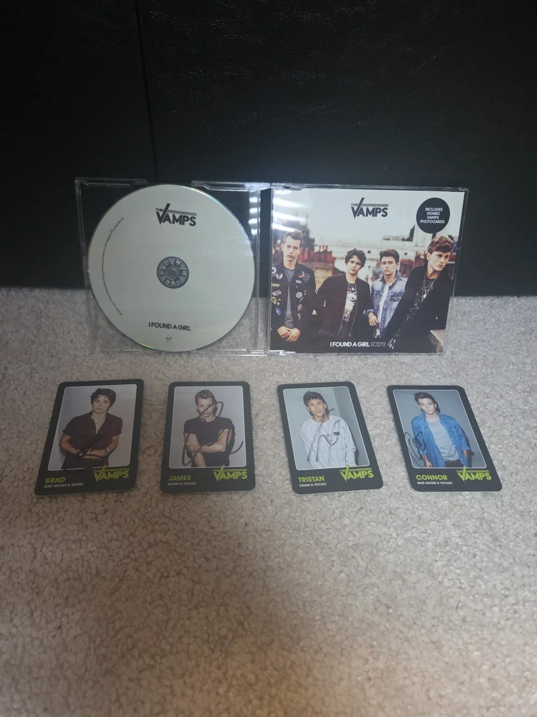 The Vamps I Found A Girl With Signed Vamps Photocards And Exclusive Signed Print, изображение 4