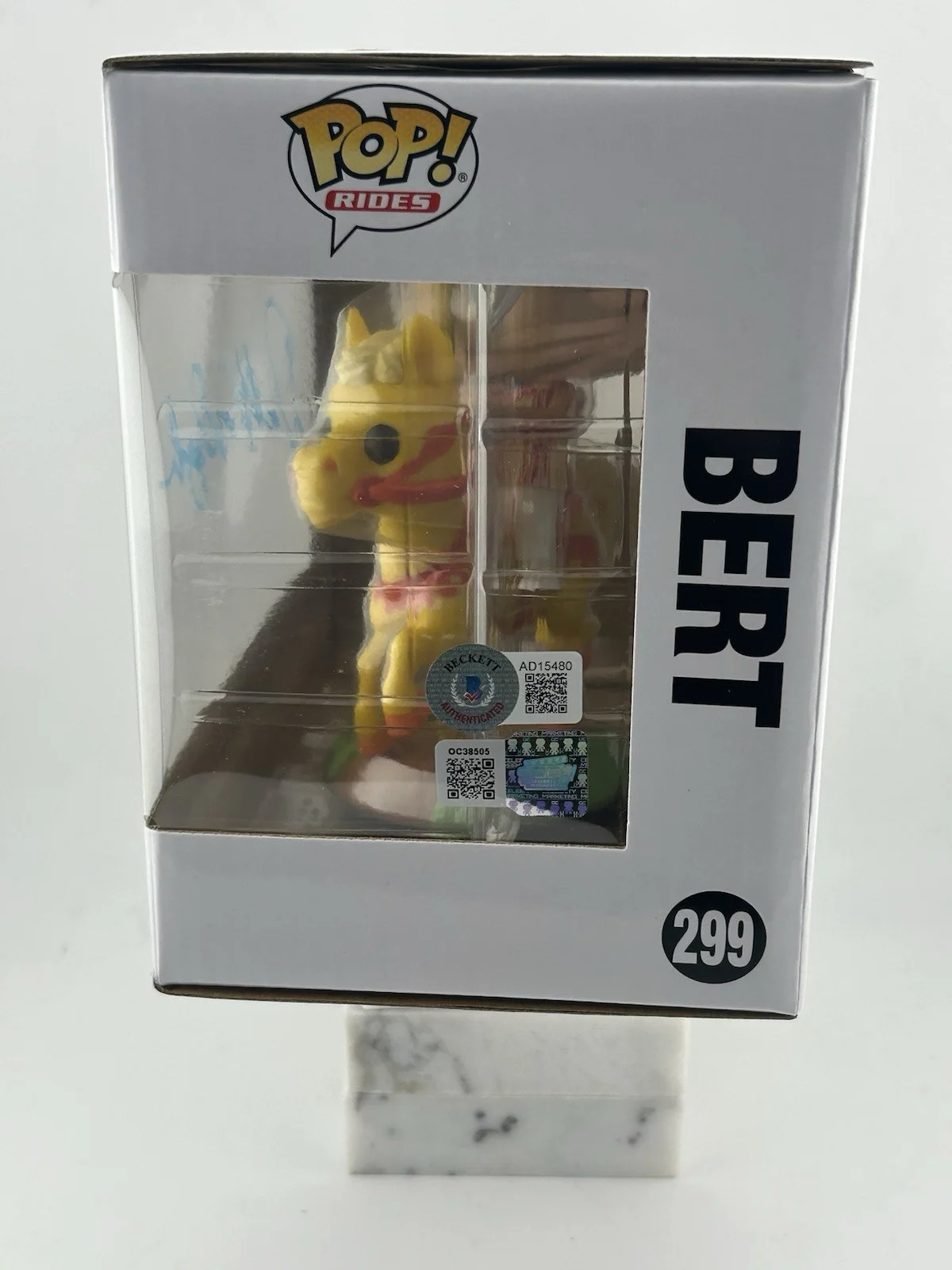 Dick Van Dyke — Dick Van Dyke autographed signed Funko Pop 299 Bert Marry Poppins Dual Cert Teal, image 4
