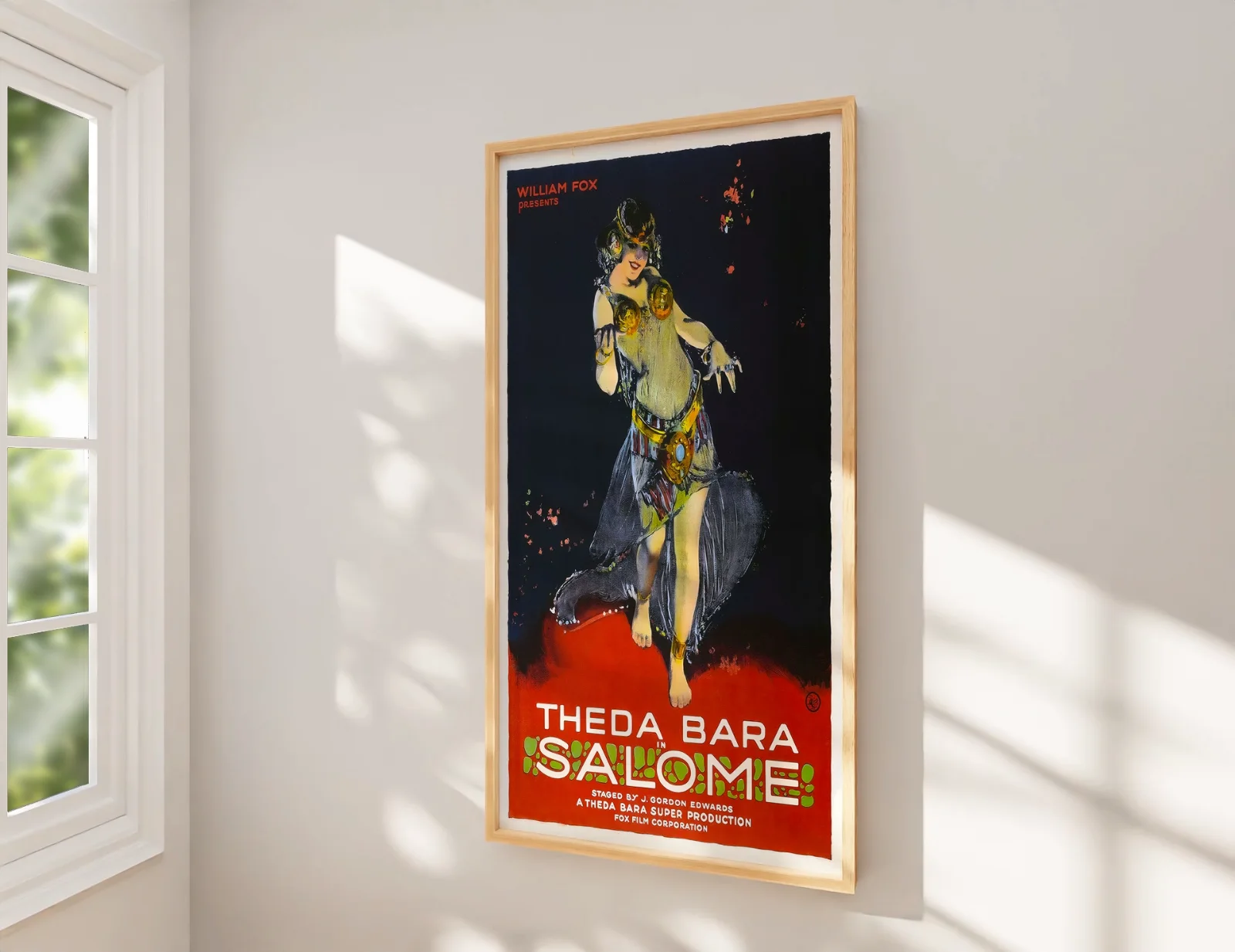 Salomé - 1918 Drama (Theda Bara) Restored 27.2" x 41" US One Sheet Poster, image 2