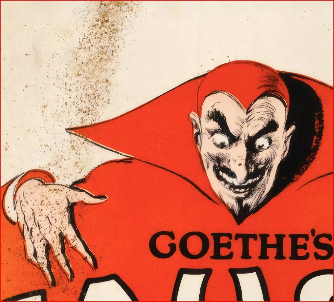 Faust - 1926 Restored German Silent Horror / Fantasy Film 50" x 35" Poster, image 4