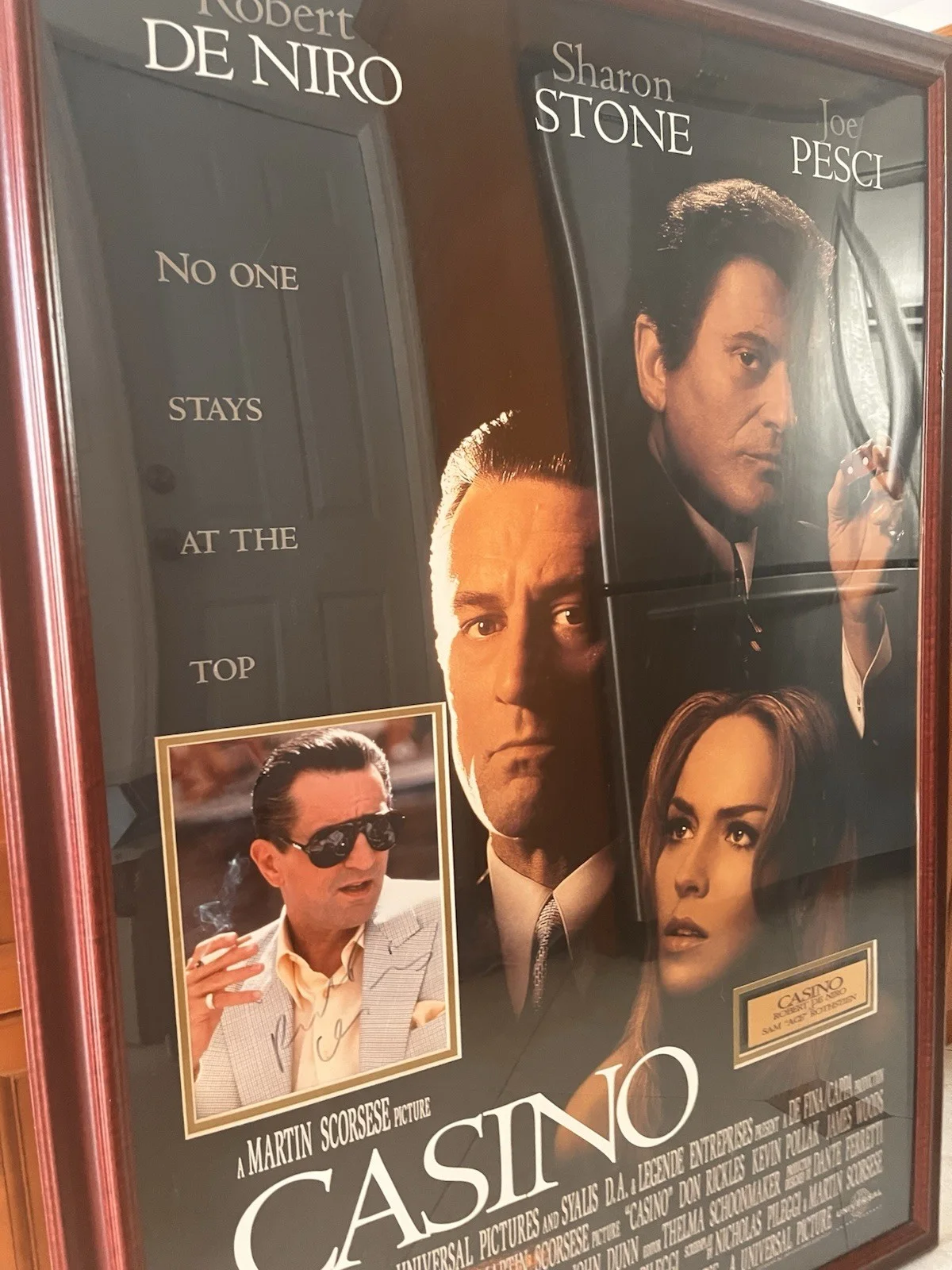 Robert De Niro’Casino’poster SIGNED, image 5