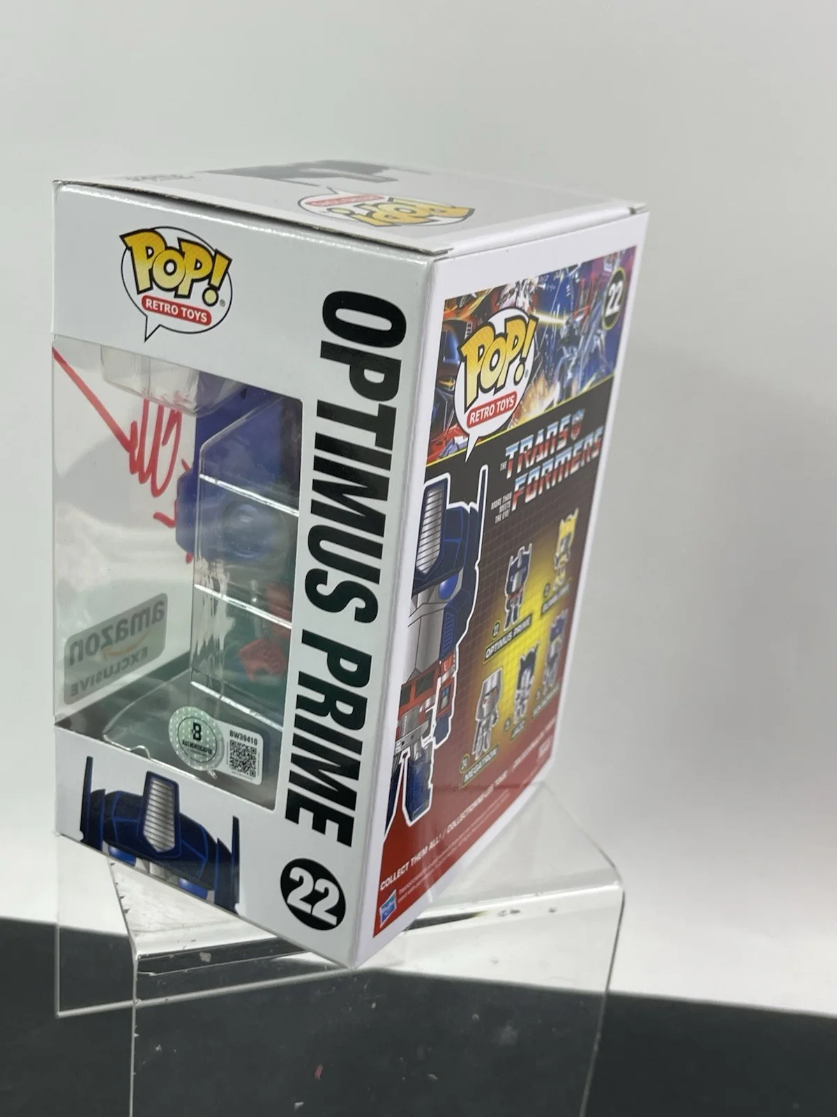 Peter Cullen — Peter Cullen Signed Optimus Prime Funko Pop #22 Beckett COA, image 4