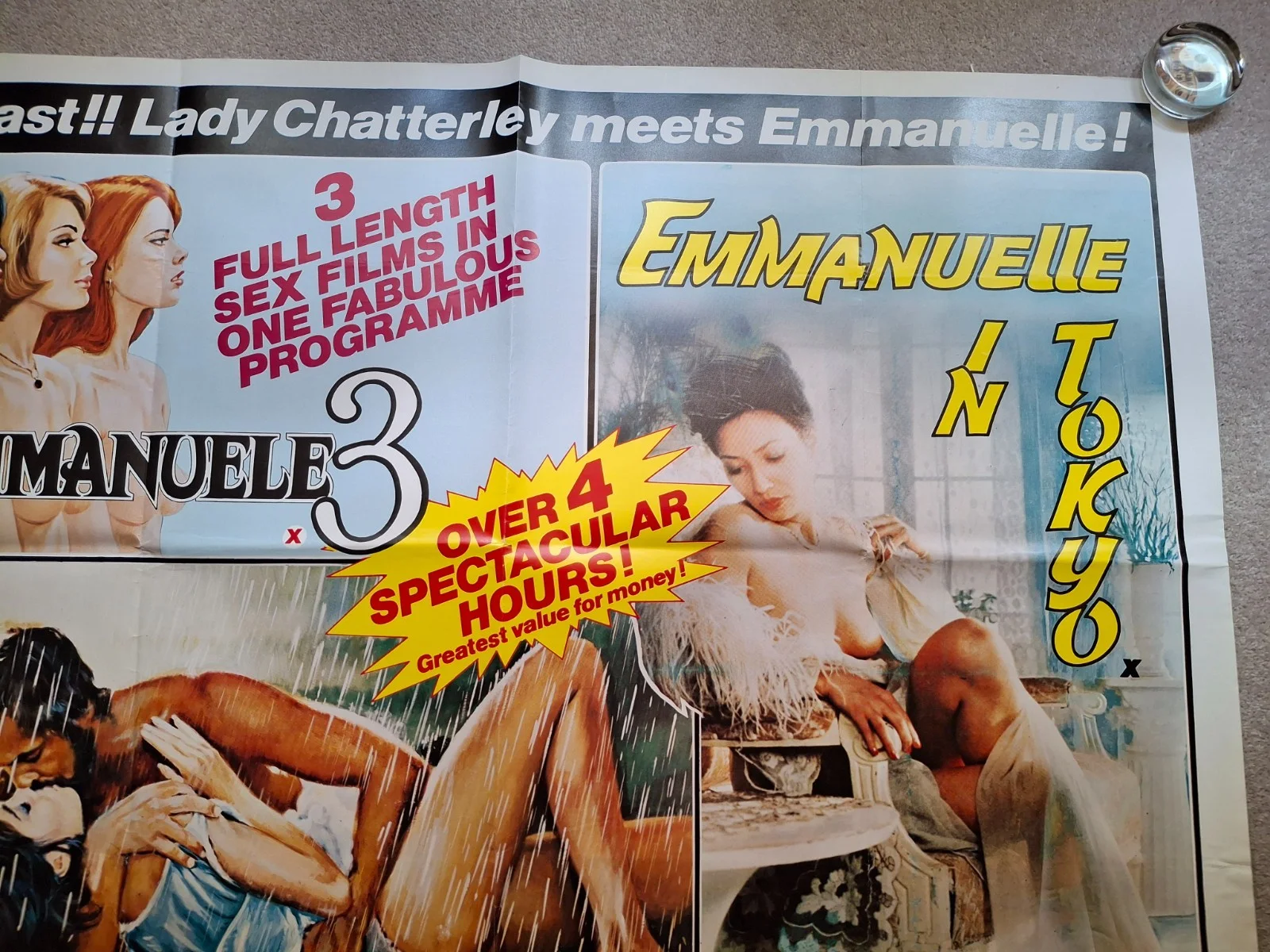 Emmanuele 3 / Emmanuelle in Tokyo / Young Lady Chatterley Original Film Poster, изображение 3