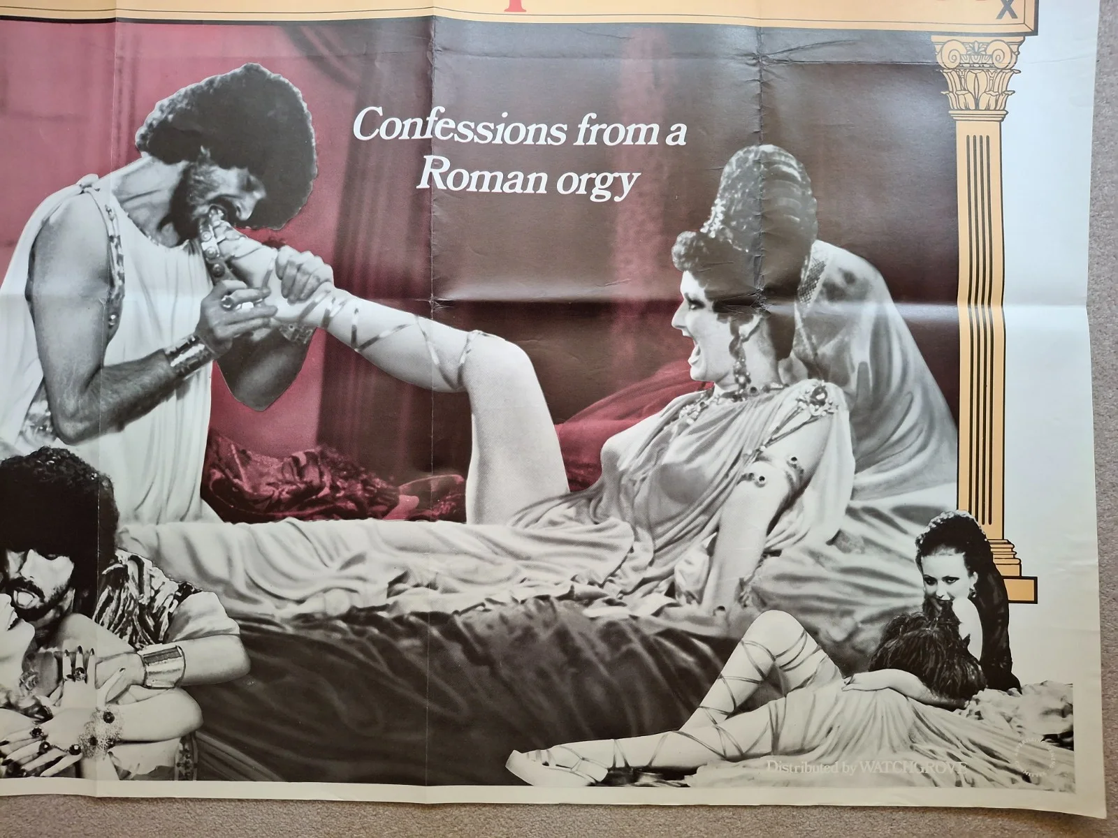 MESSALINA - Empress of Lust Rare Original Cinema Movie Film Quad Poster 40 x 30", изображение 4