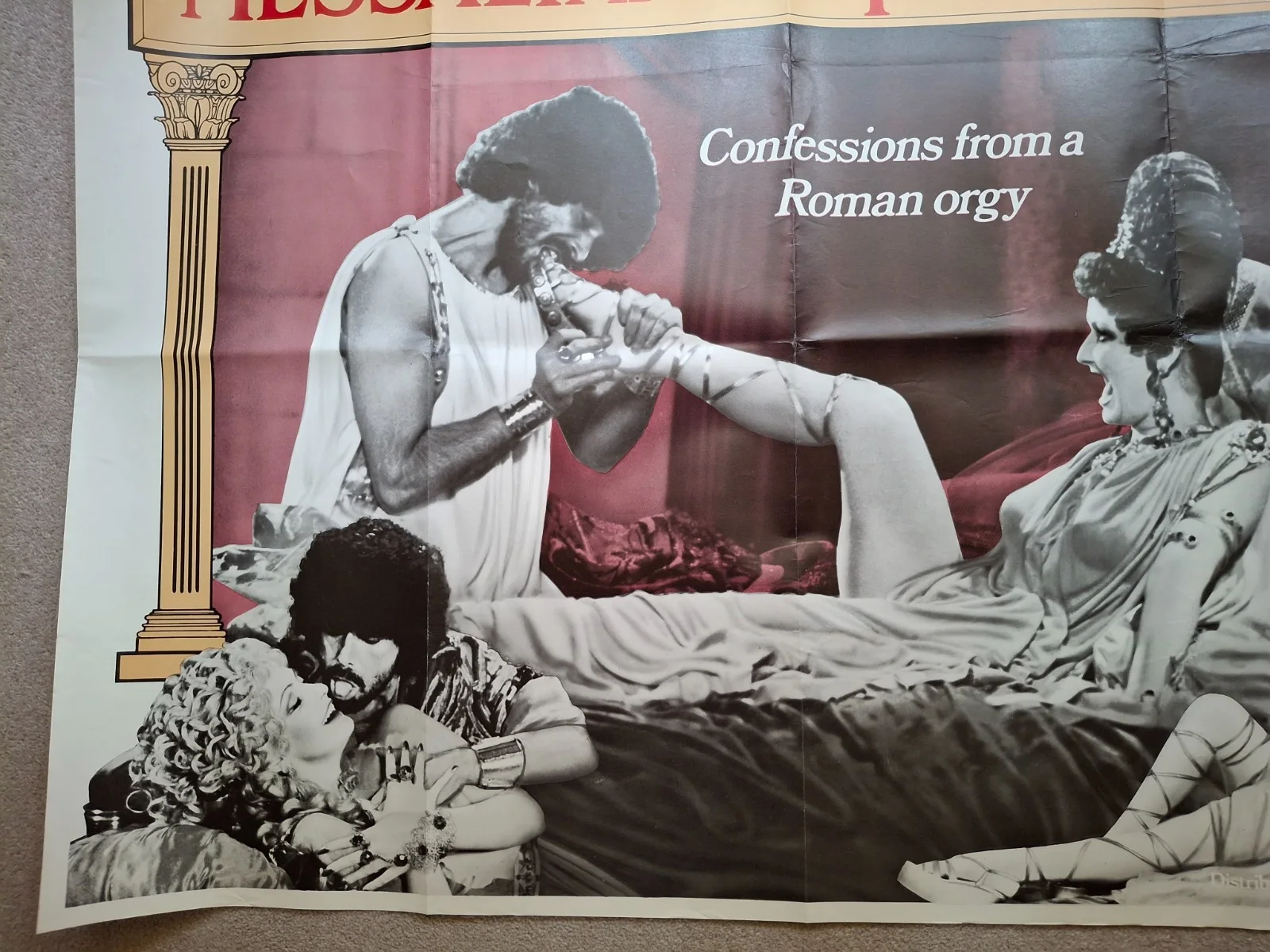 MESSALINA - Empress of Lust Rare Original Cinema Movie Film Quad Poster 40 x 30", изображение 5