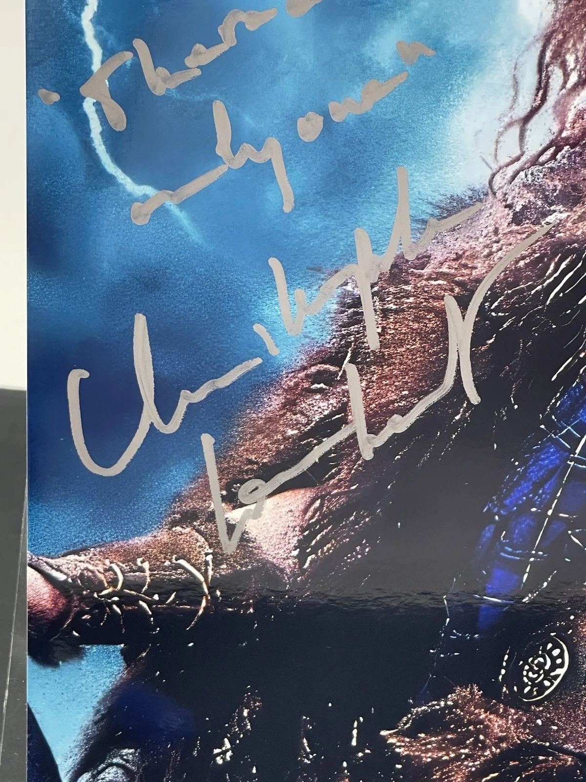 Christopher Lambert — Christopher Lambert " There can be only one!" Signed 8x10 Highlander Beckett COA, изображение 3