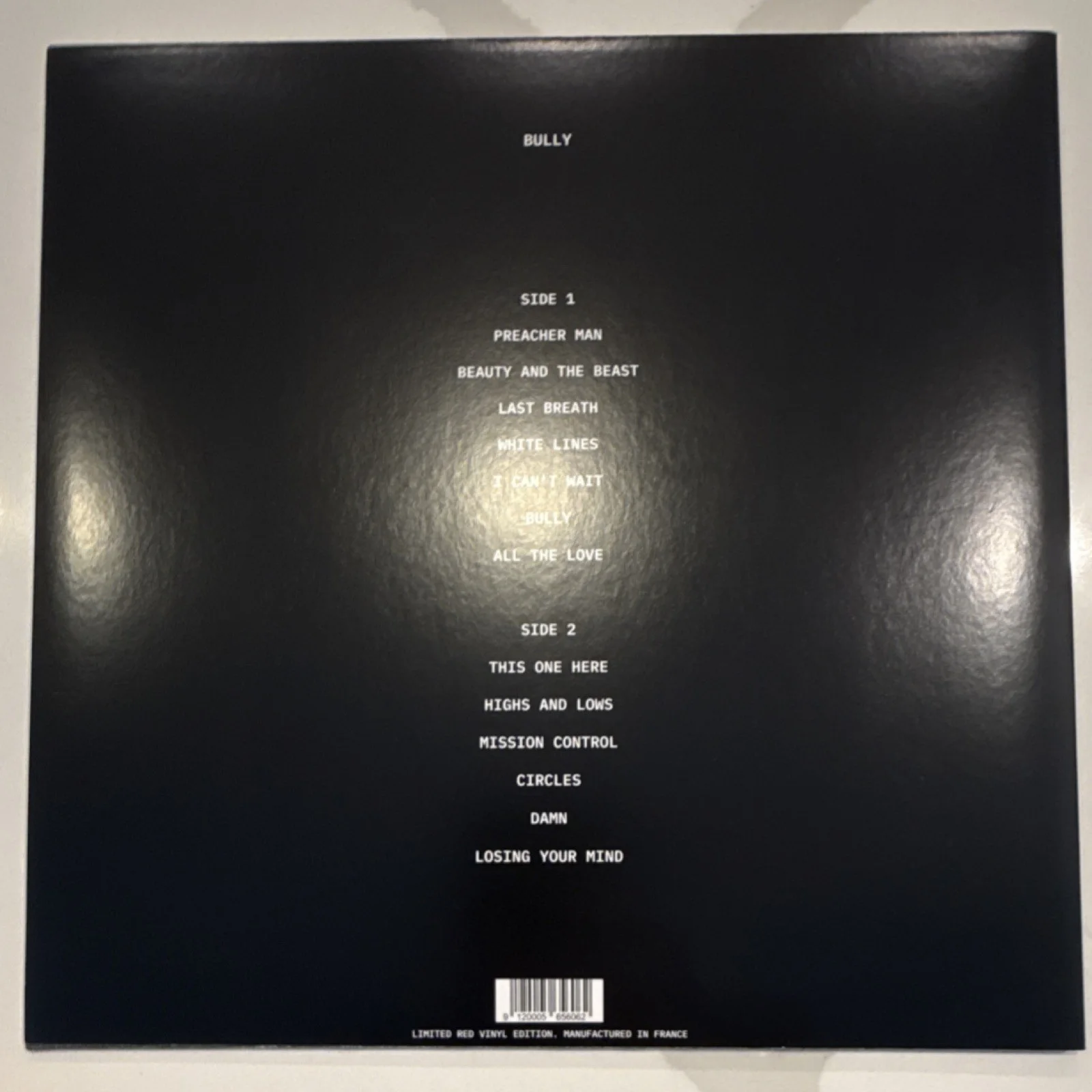 SIGNED Bully Limited Red Vinyl Edition Autographed Rap Album Manufactured in Fra, изображение 2