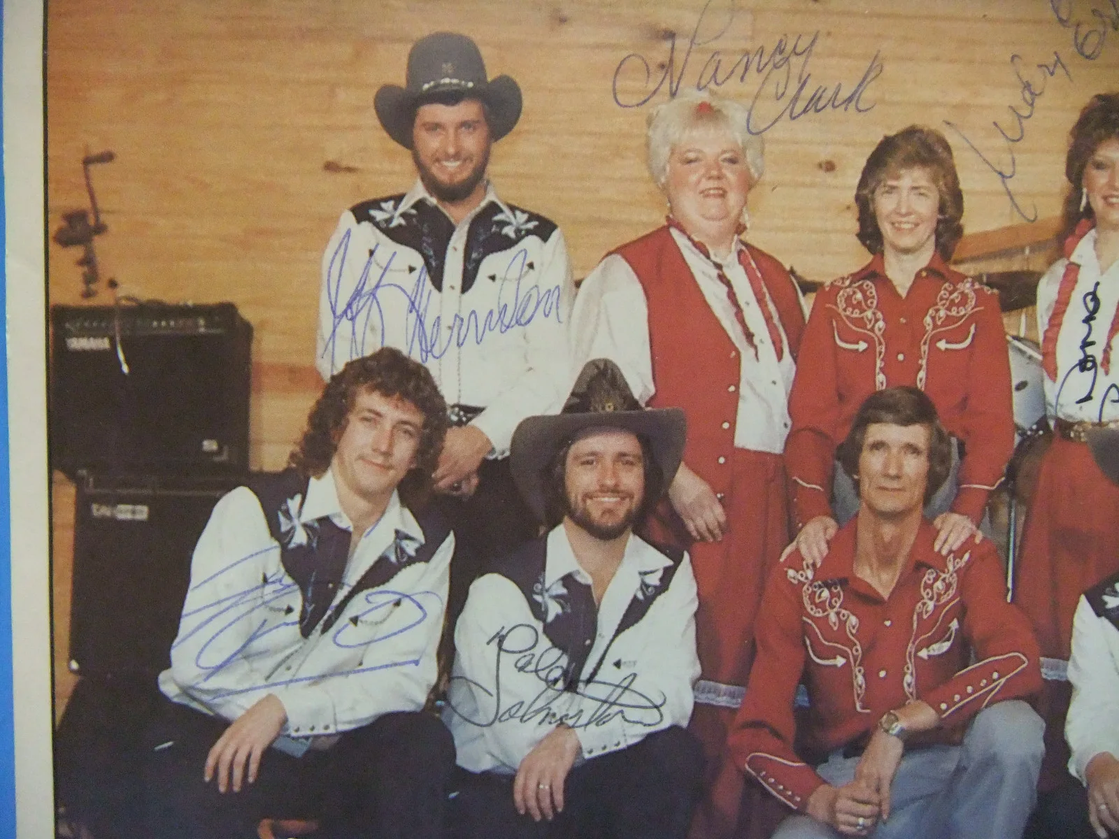 Ozark Mountain Music 80's Signed 8X10 Photo, Rogers Arkansas 10 Autographs, image 2