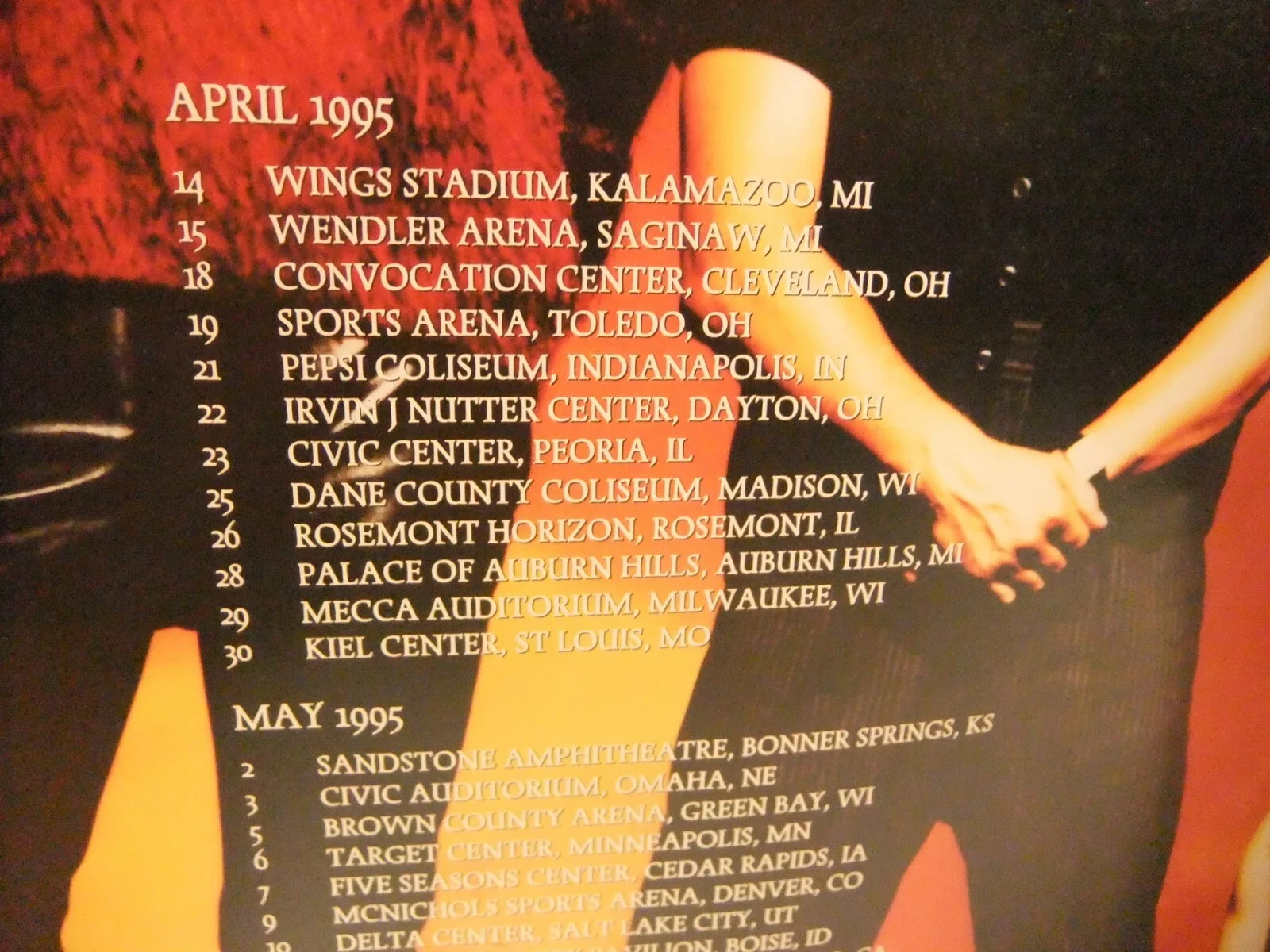 Queensryche SIGNED 1995 Promised Land Tour Book Rockenfield, Wilton & Jackson, image 2