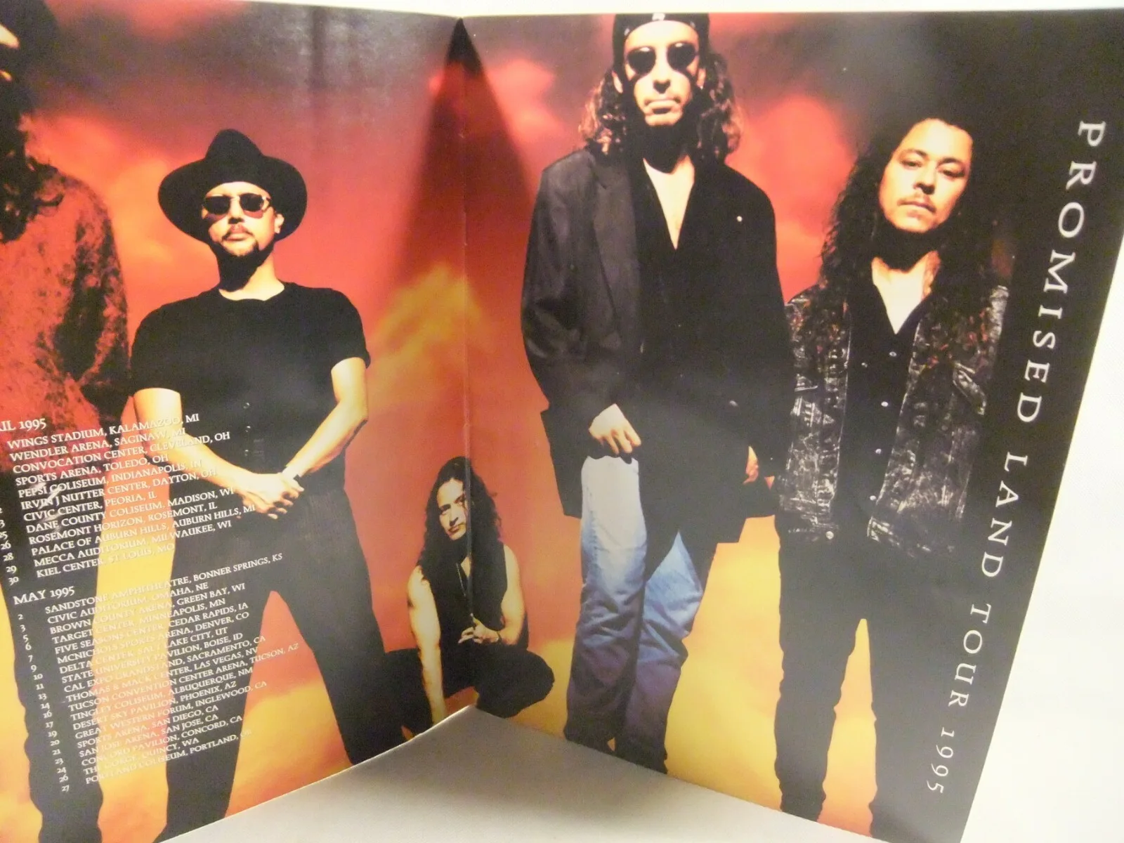 Queensryche SIGNED 1995 Promised Land Tour Book Rockenfield, Wilton & Jackson, image 3