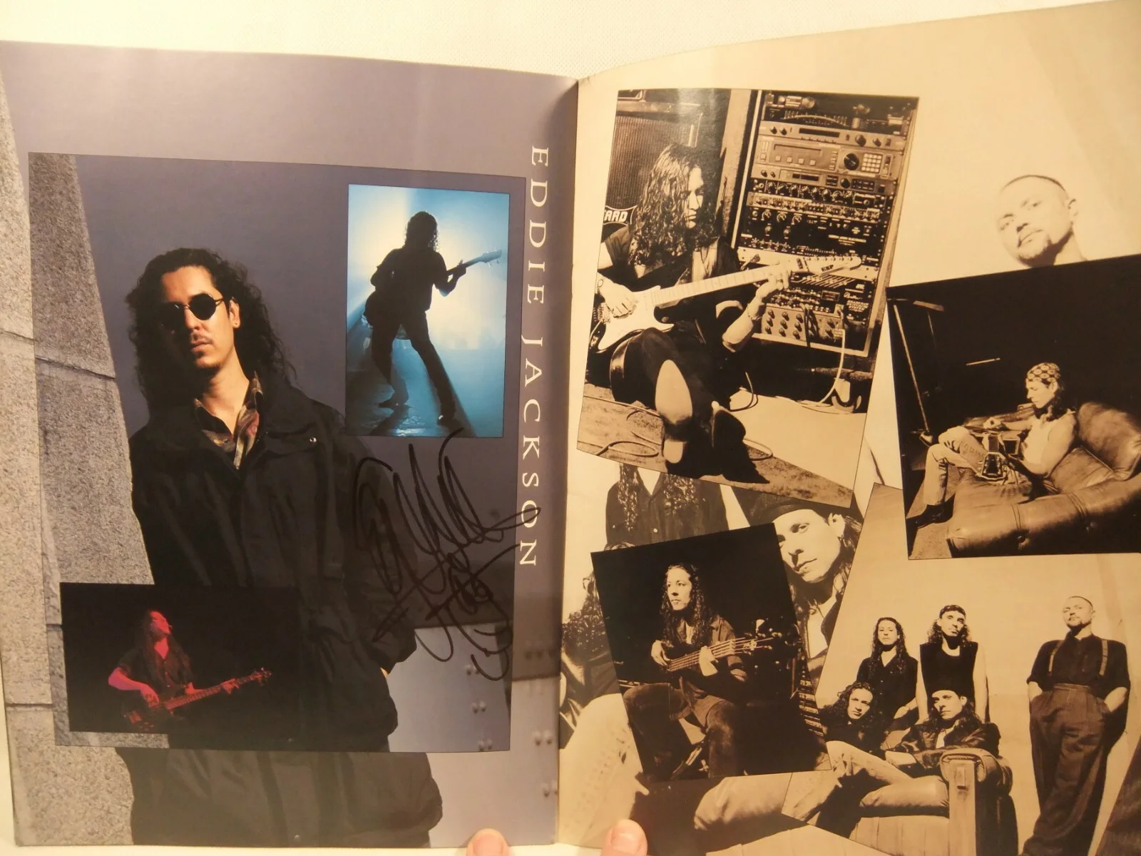 Queensryche SIGNED 1995 Promised Land Tour Book Rockenfield, Wilton & Jackson, image 4