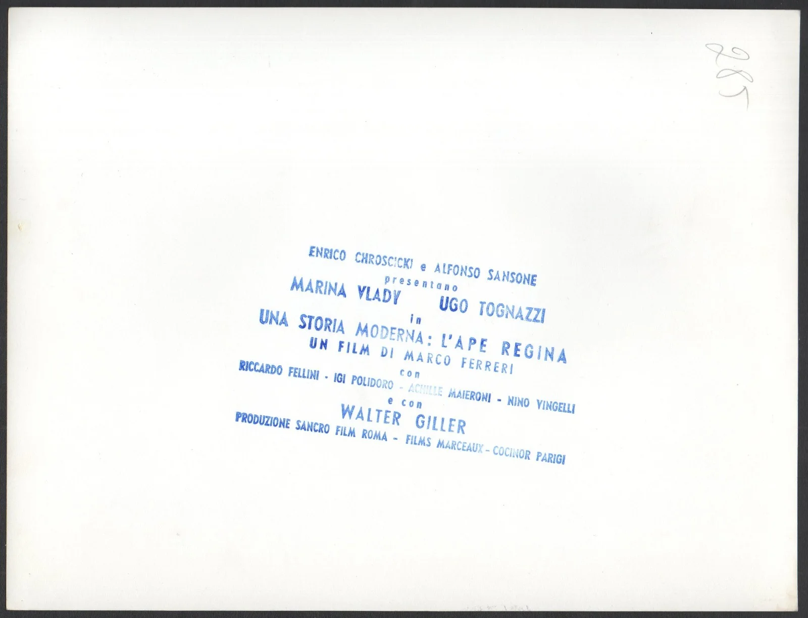CONJUGAL BED 1963 Marco Ferreri - Ugo Tognazzi, Marina Vlady 2 STILLS, изображение 4