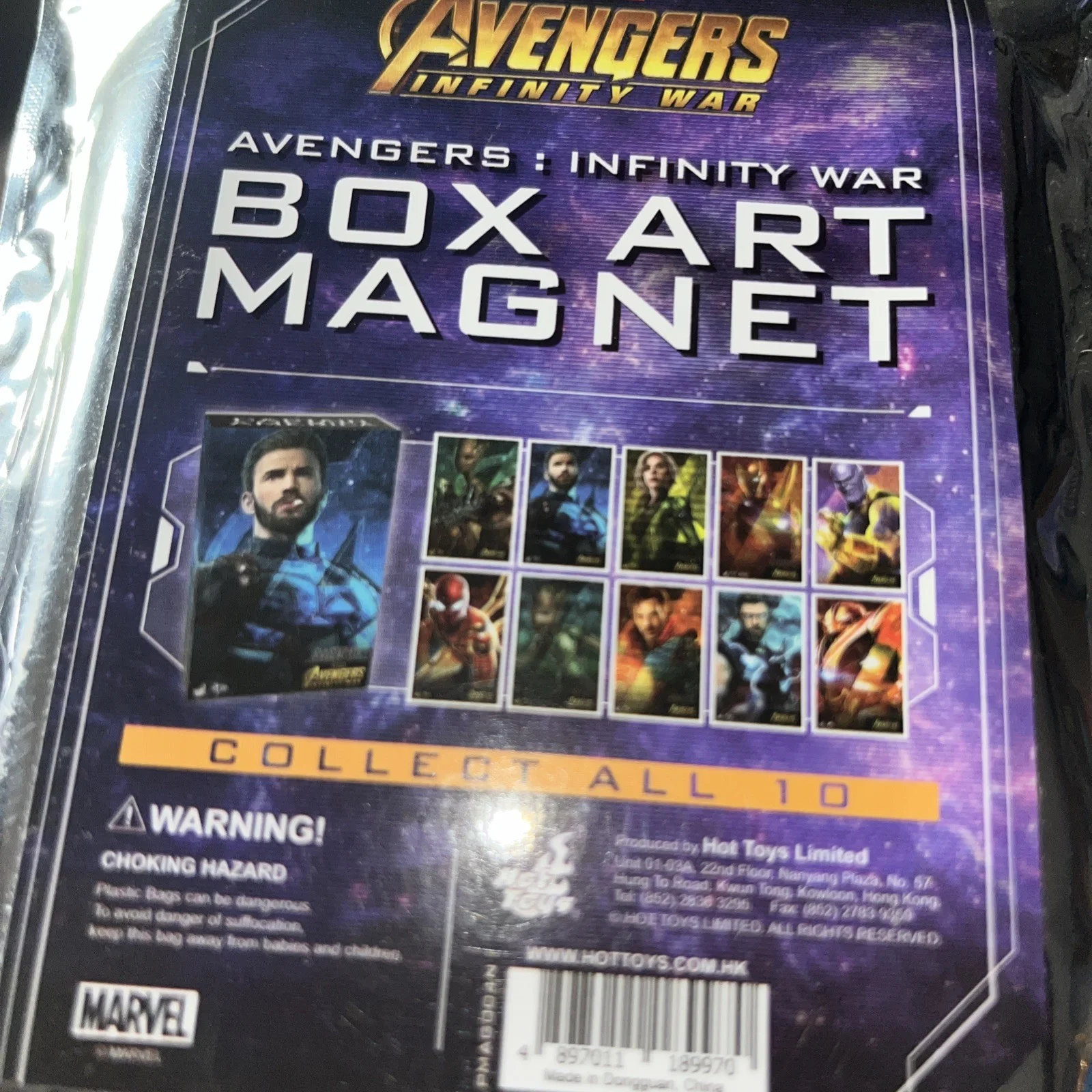 Marvel Hot Toys Box Art Magnet Bundle x7 Avengers Infinity War Magnets Job Lot, image 2
