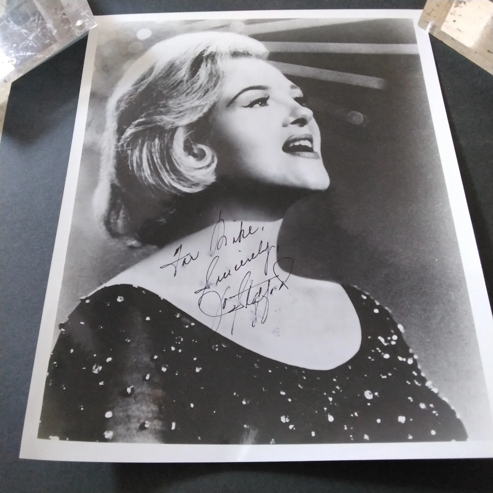 Jo Stafford SIGNED Photo 40s Singer U Belong To Me You'll Never Know Sinatra, изображение 2