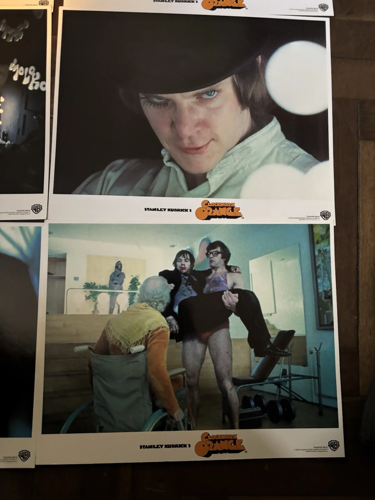 CLOCKWORK ORANGE LOBBY CARD SET X8 ( UK RERELEASE 2000 ) ORIGINAL, изображение 4