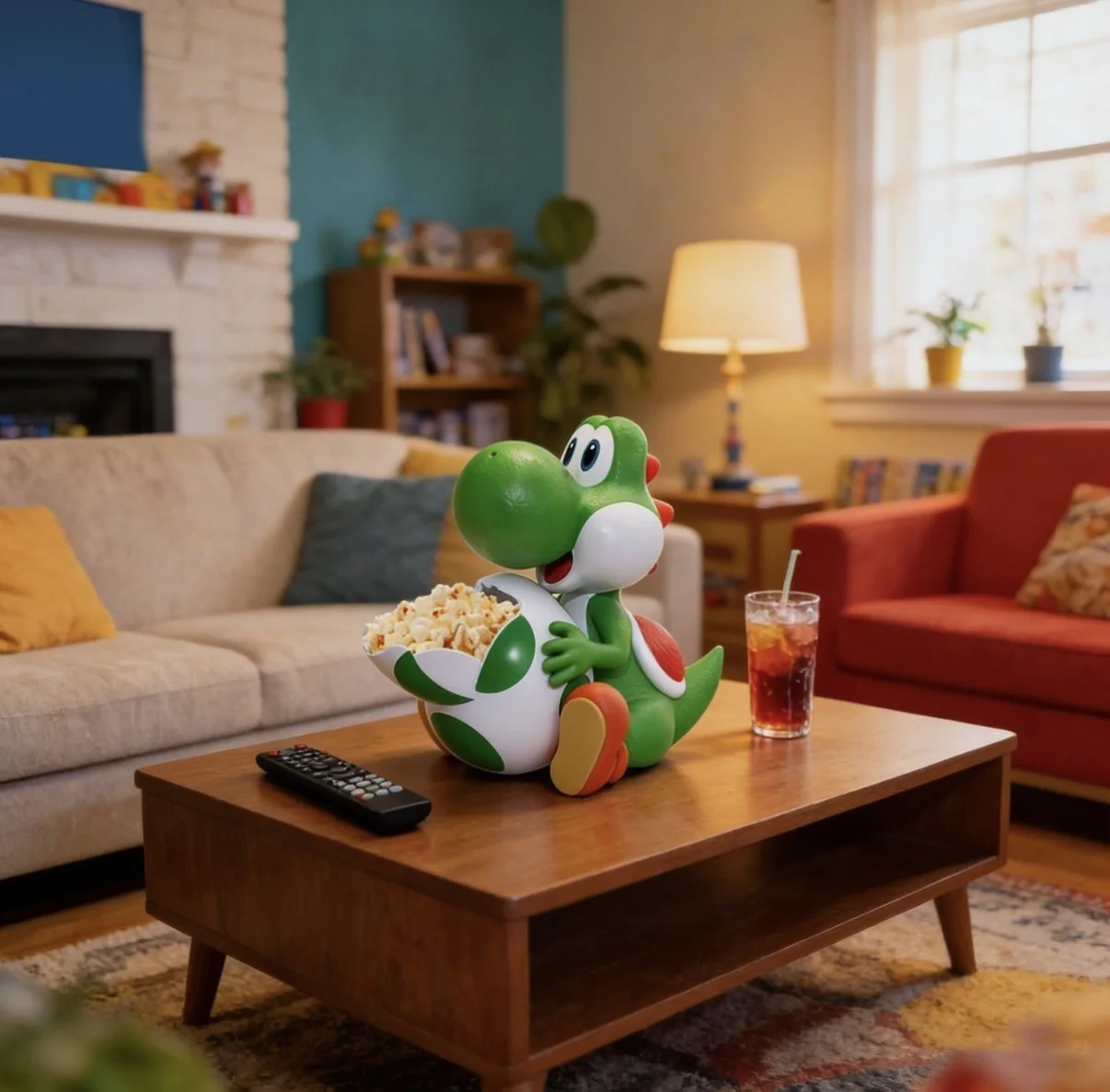 NEW Super Mario Galaxy Movie Yoshi Popcorn Bucket CINEMA EXCLUSIVE Sealed, изображение 2