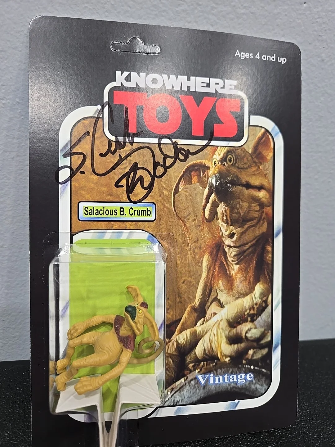 Signed Mark Dodson Star Wars Salacious B. Crumb Action Figure JSA Certified, image 5
