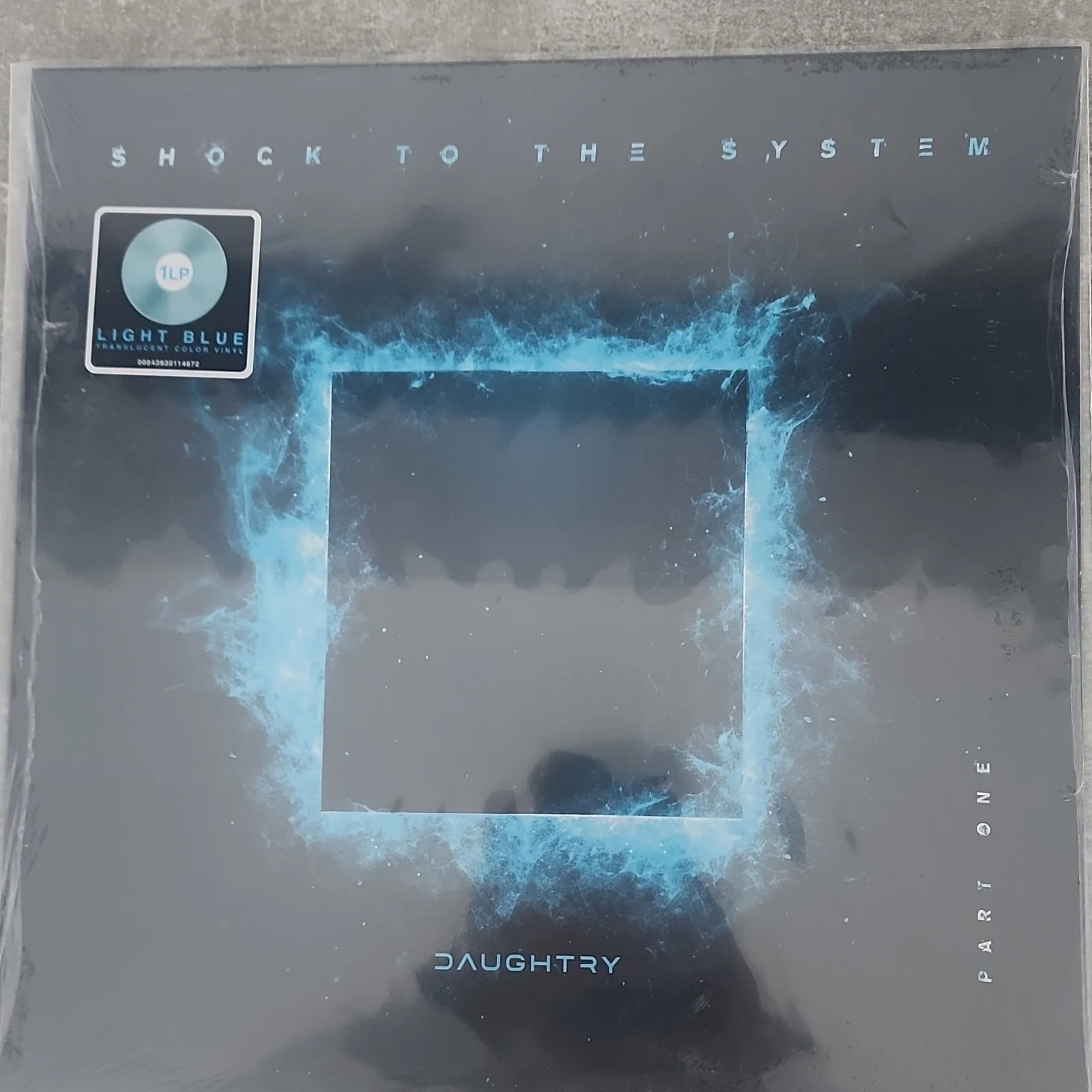 Daughtry Shock to the System Part One Original 500 copies Signed light blue lp, image 3