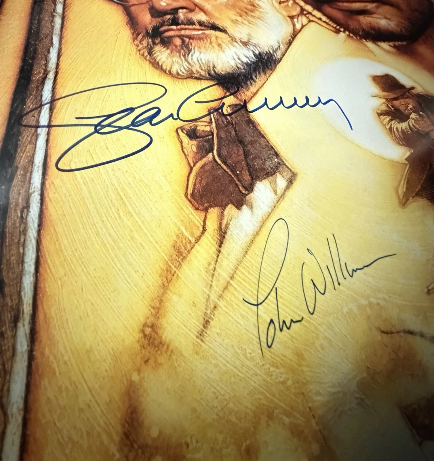 Connery, Ford, Lucas, Spielberg, Williams — SIGNED Connery, Ford, Lucas, Spielberg & Williams Indiana Jones Last Crusade, изображение 2