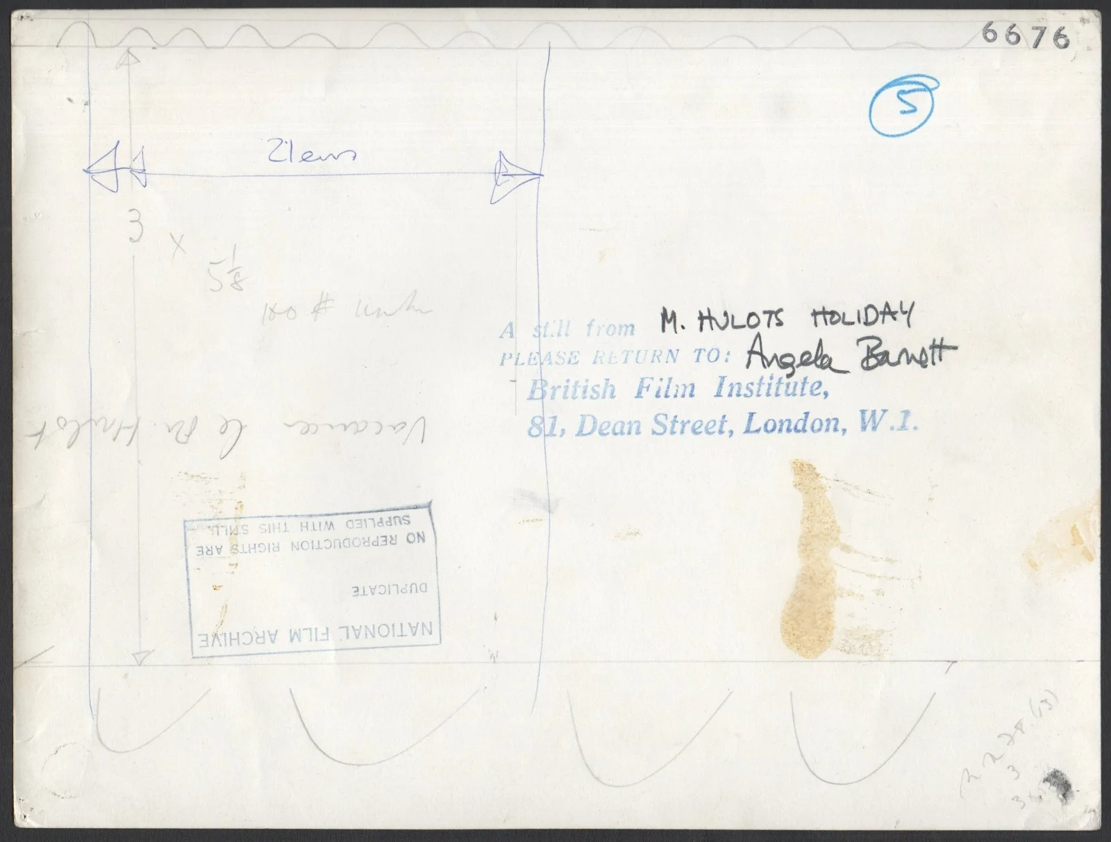 MR. HULOT’S HOLIDAY 1953 Jacques Tati, Valentine Camax, Lucien Frégis STILL, изображение 2
