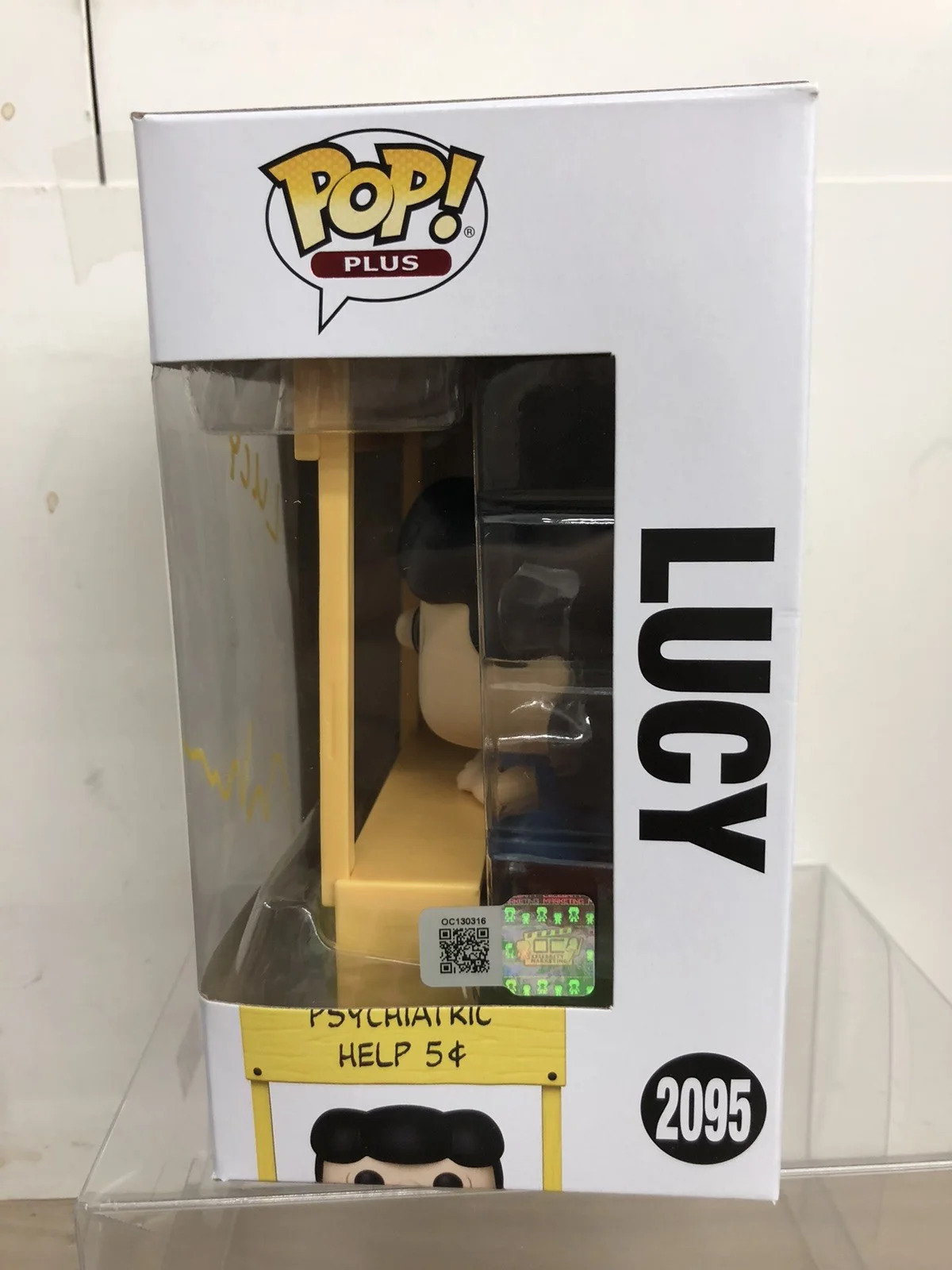 Melanie Kohn — Melanie Kohn Autographed Signed Quoted Funko Pop #2095 LUCY Peanuts W/ CoA, изображение 2