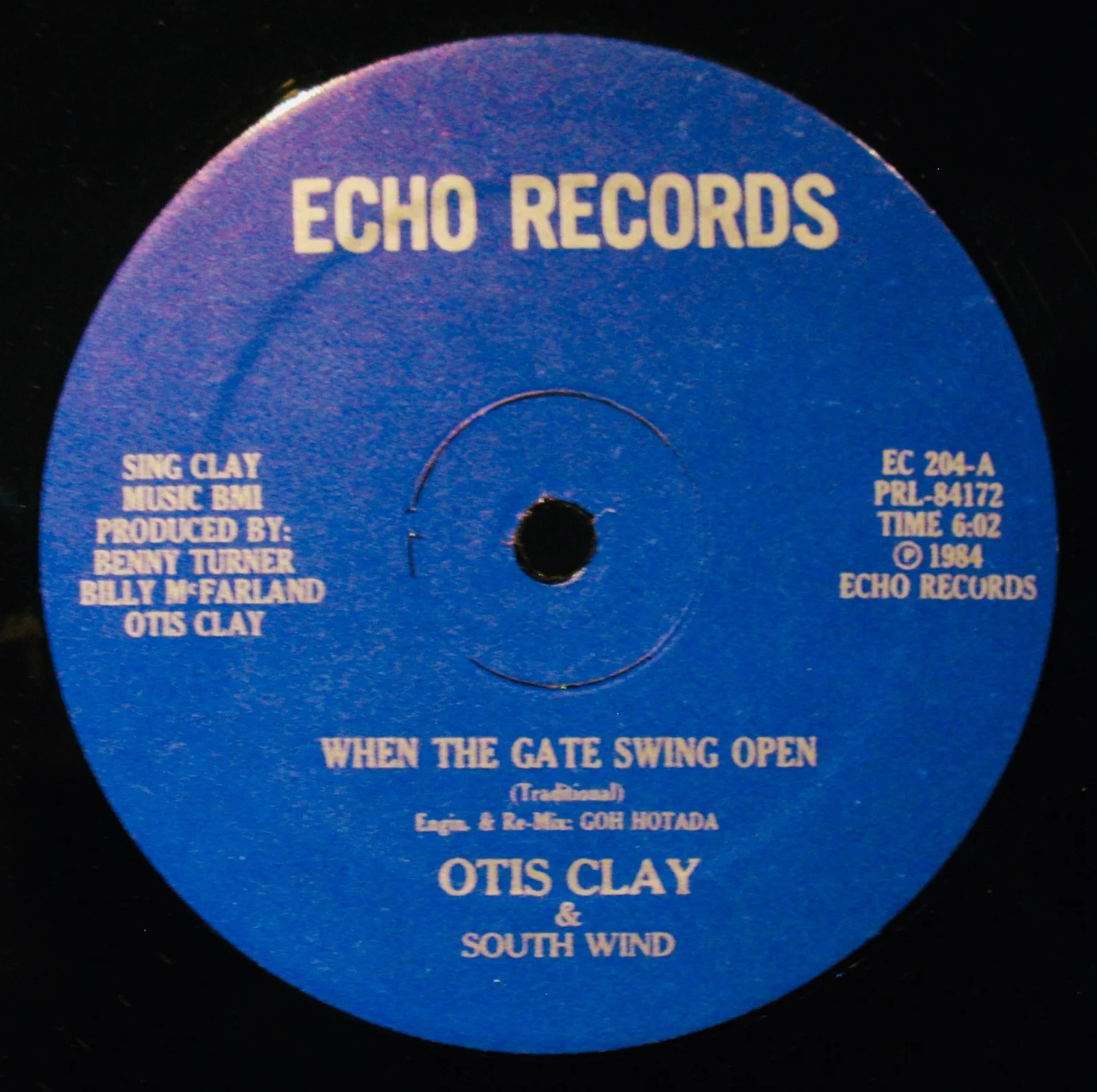 OTIS CLAY ✦ His Precious Love ✦ Rare Signed Blues 12" Single+Sleeve~ECHO #EC 204, изображение 4