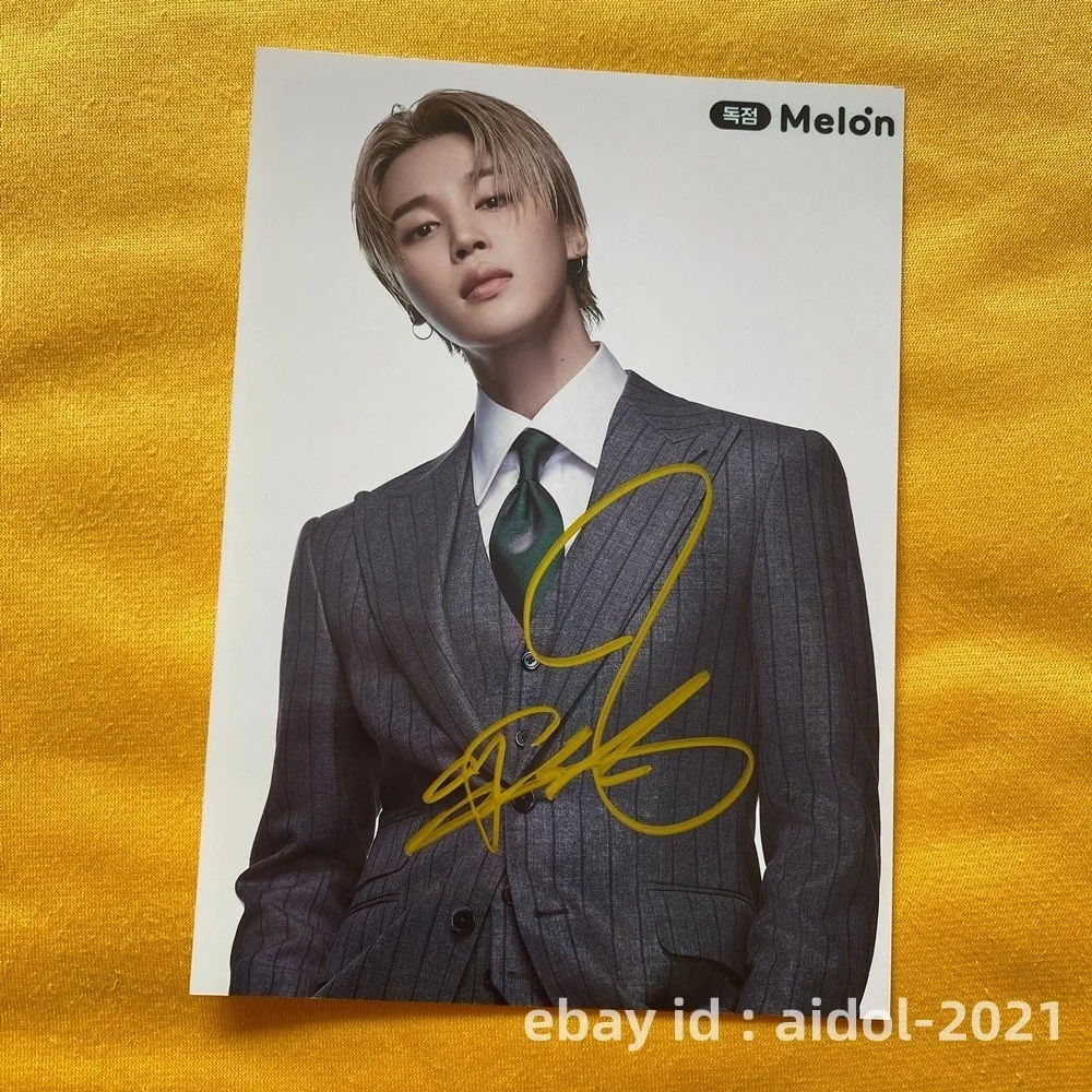 BTS ARIRANG JK JUNG KOOK V SUGA JIN JIMIN Autographed Signed 4*6 K-POP 2026B, image 4