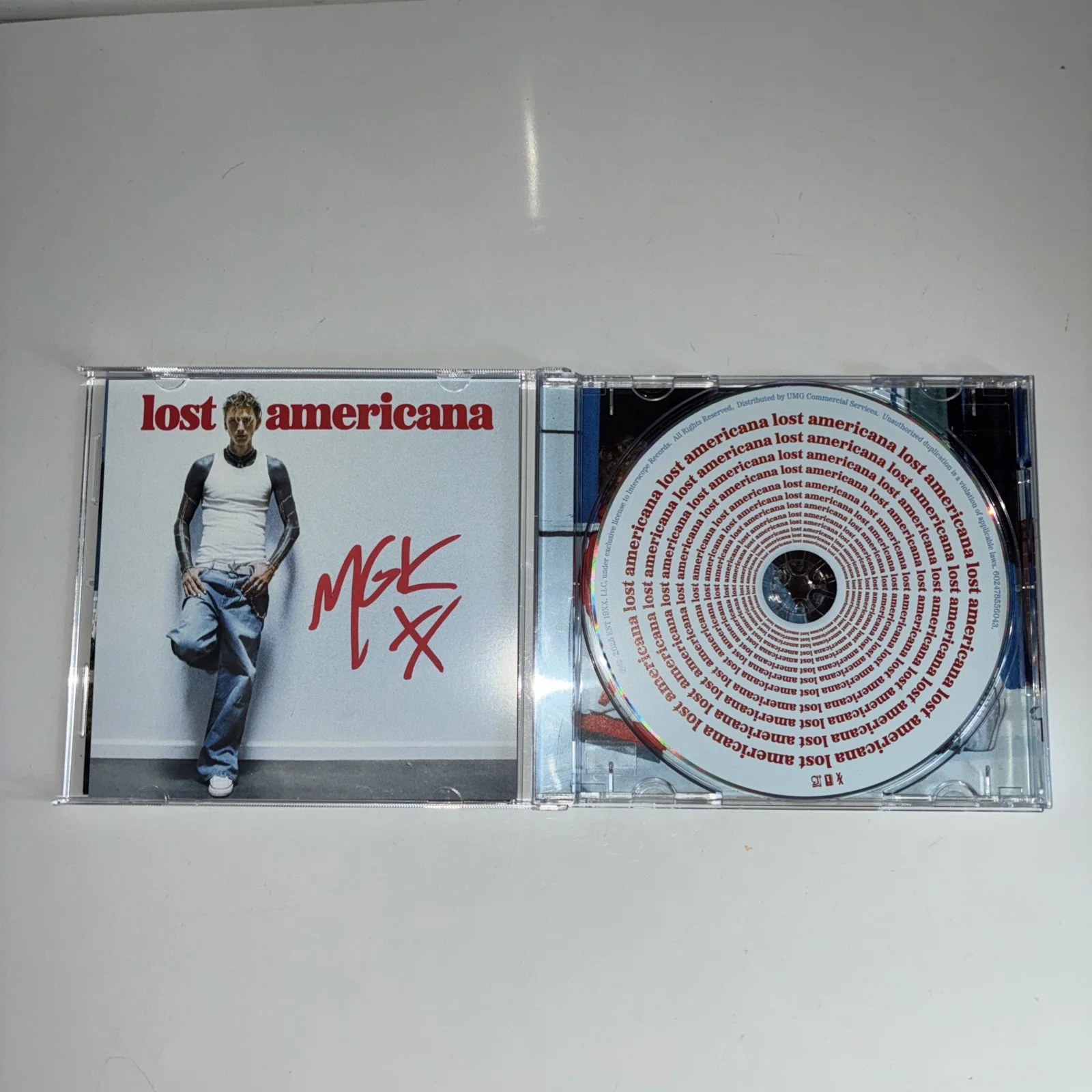 Machine Gun Kelly MGK Lost Americana Exclusive CD With SIGNED insert! In Hand!!, image 4
