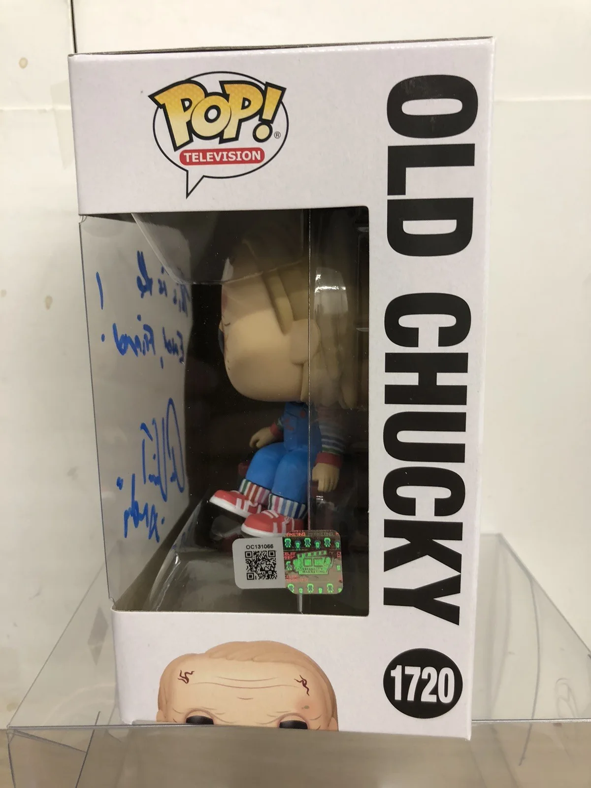 Alex Vincent — Alex Vincent Autograph Signed “Andy” Funko Pop #1720 Old Chucky Child's Play CoA, image 2