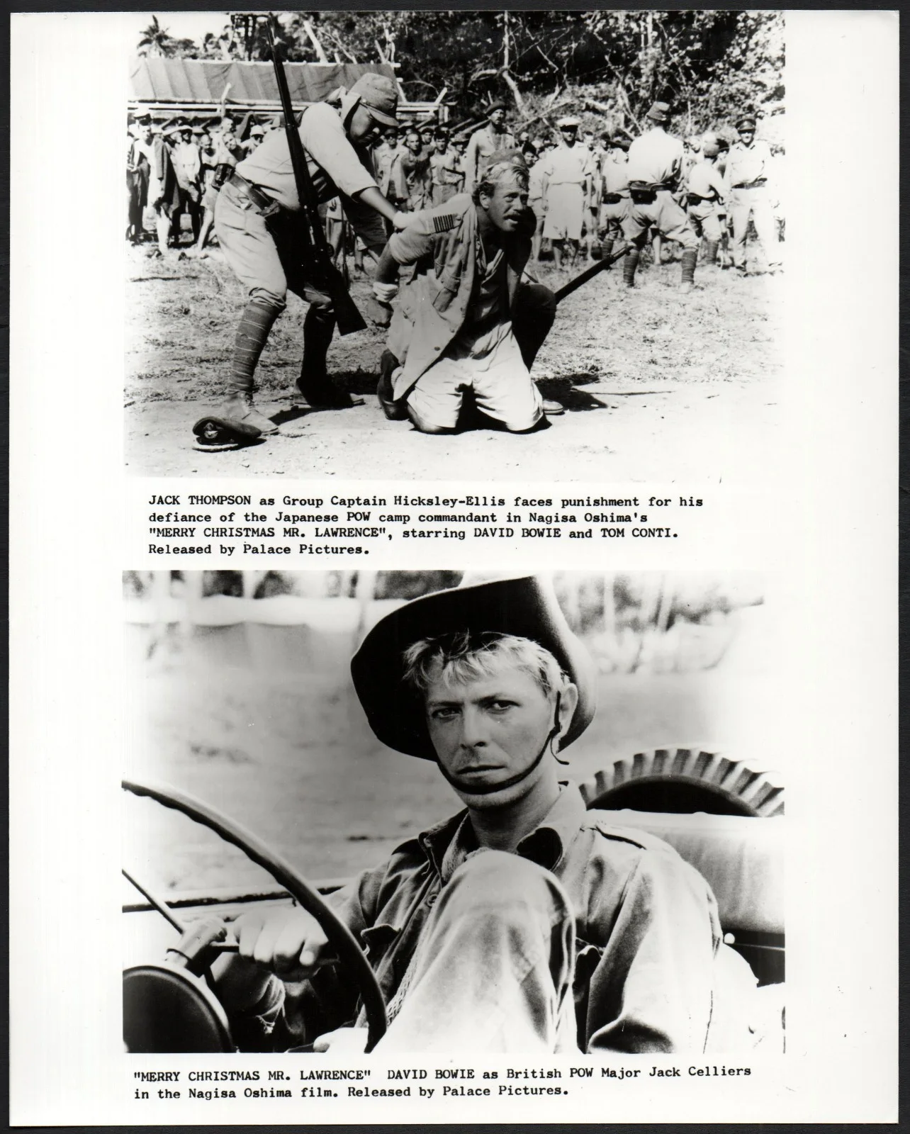 MERRY CHRISTMAS MR. LAWRENCE 1983 David Bowie, Tom Conti 4 10x8 STILLS, изображение 5