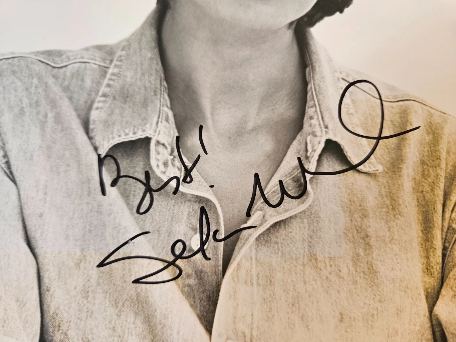 SELA WARD "Best!" Signed Autographed American Actress 8x10 Photo, image 2