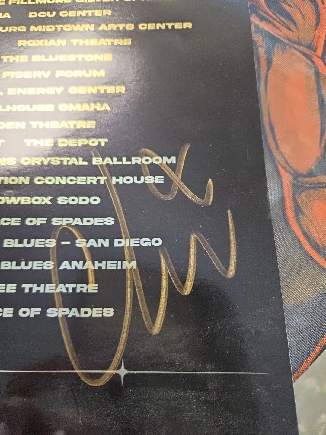 Asking Alexandria Not The American Average Signed By All Members Concert Poster, изображение 3