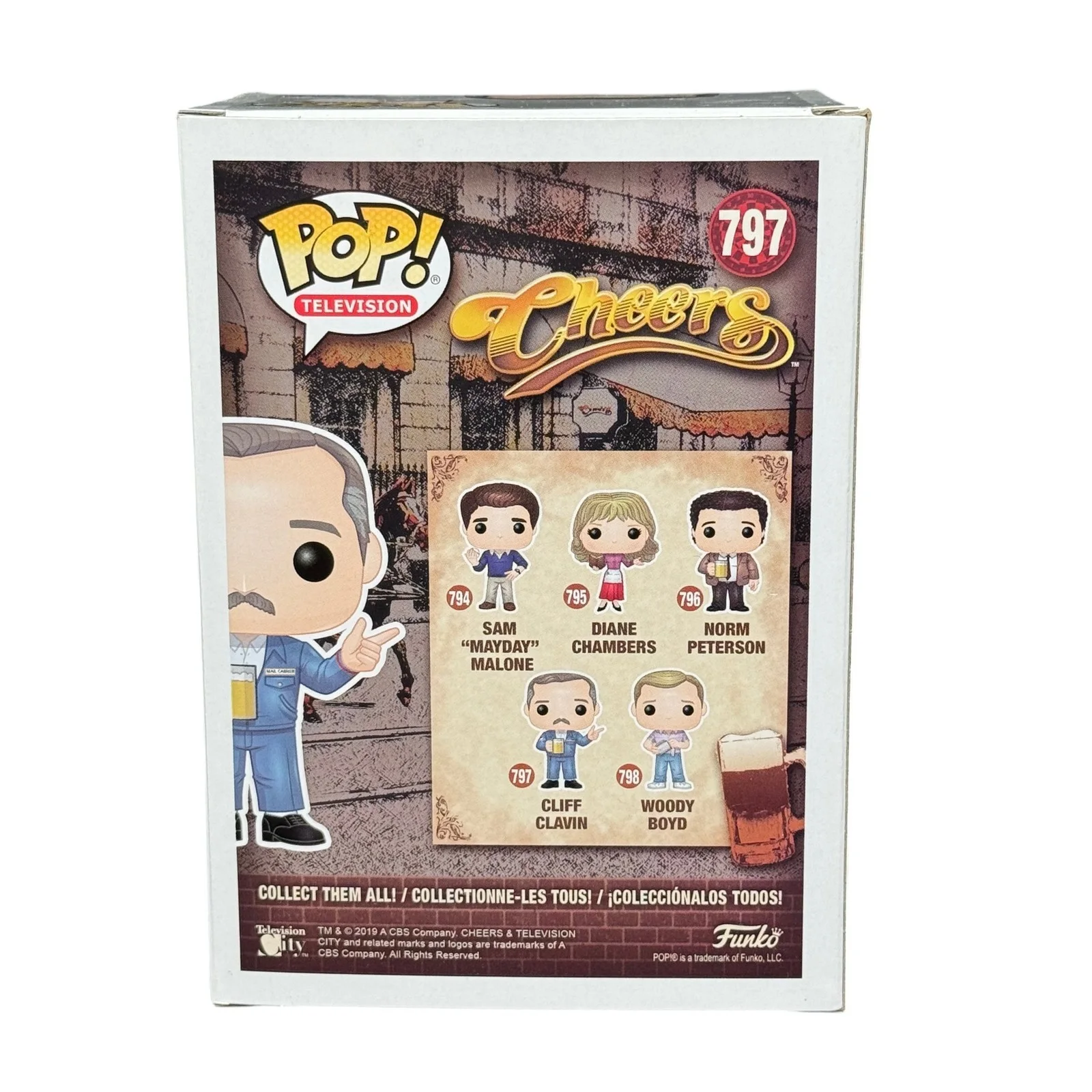 John Ratzenberger — John Ratzenberger Signed Cliff Clavin Funko Pop 797 Cheers Autograph Beckett, image 3