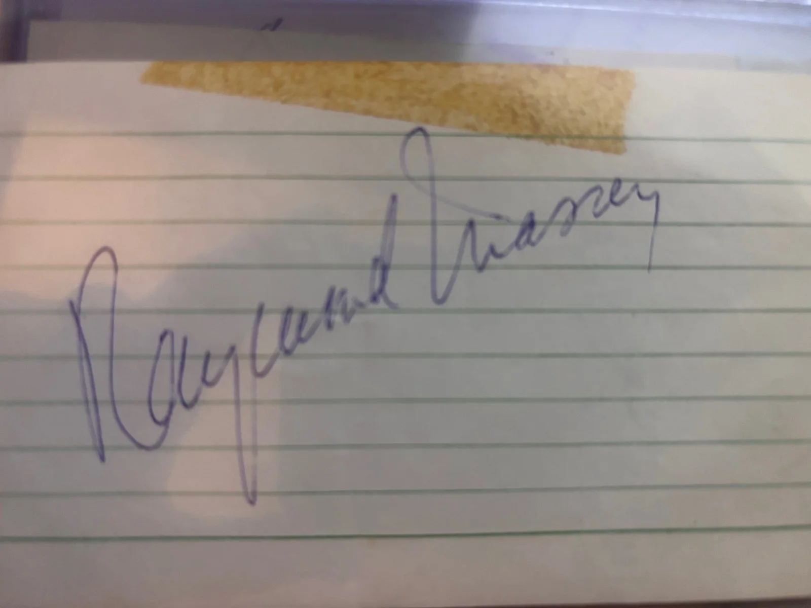 Raymond Massey — Raymond Massey D 1983 Signed Page 1940s /Autographed Actor Academy Award Nominee