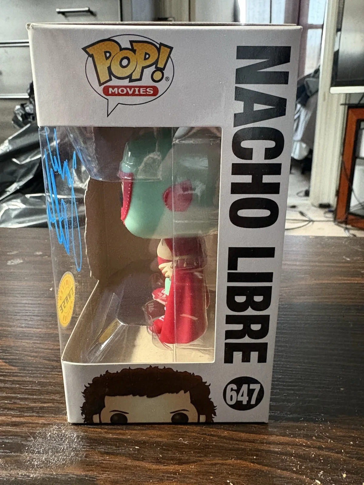 Jack Black — Jack Black autographed Nacho Libre signed Chase W/maskFunko Pop Movies Rare Wow, image 2