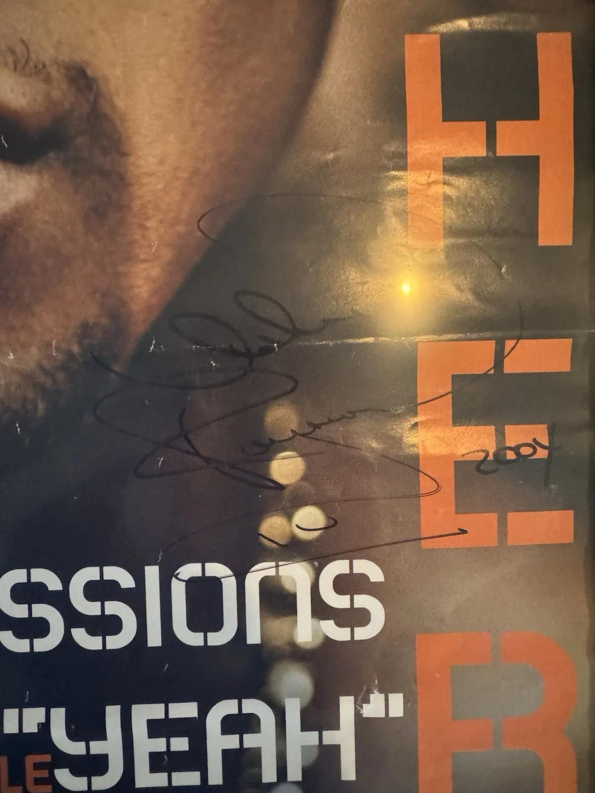 Framed Signed 2004 Confessions Poster Usher Signed Autographed Rare, image 2