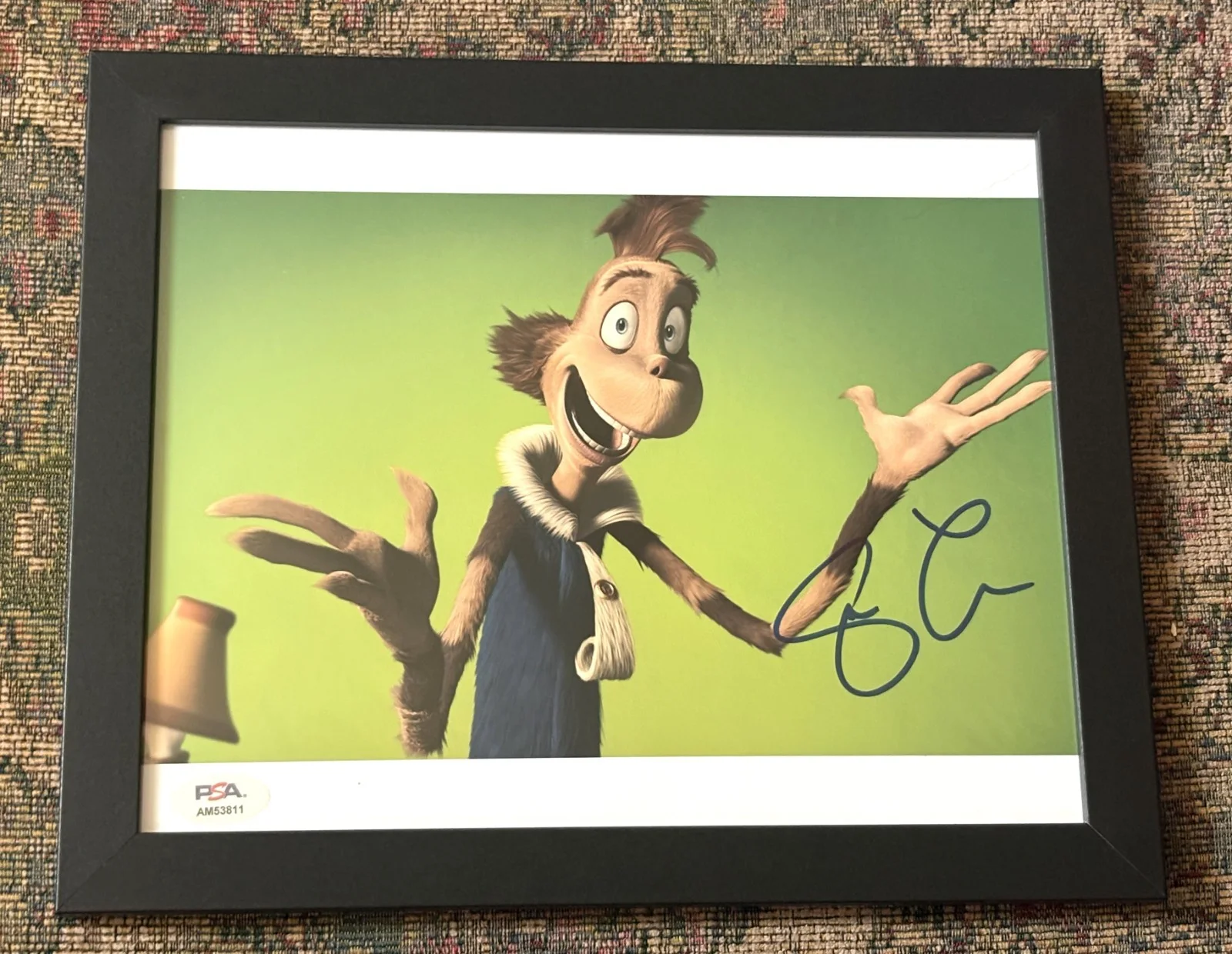Steve Carell — SIGNED Stevel Carell 8x10 Photo PSA COA Mayor of Whoville Dr. Seuss Horton Film, изображение 3