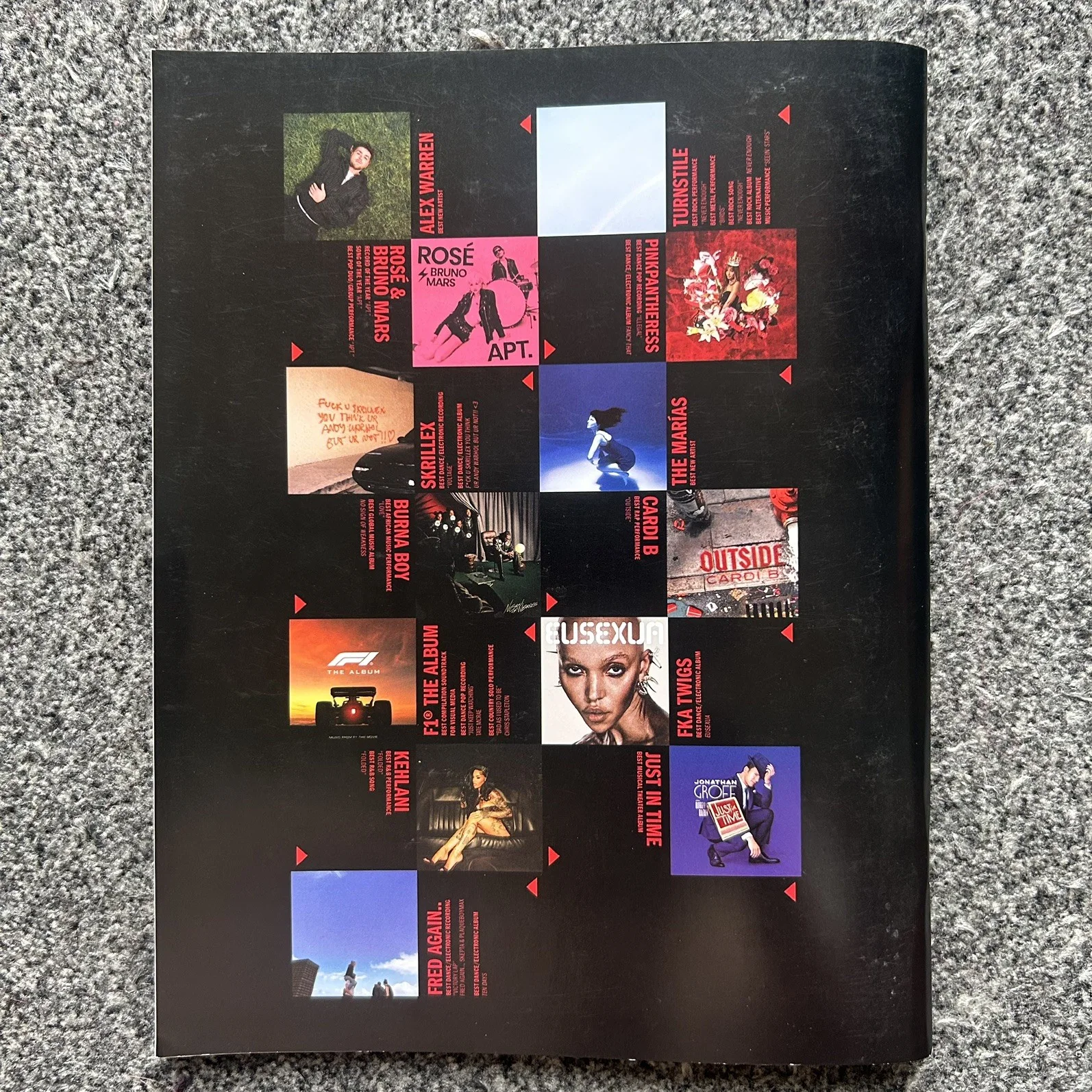 THE MARIAS- HITS MAGAZINE - DEC 8 2025 (US IMPORT UK BASED) Grammys, image 4