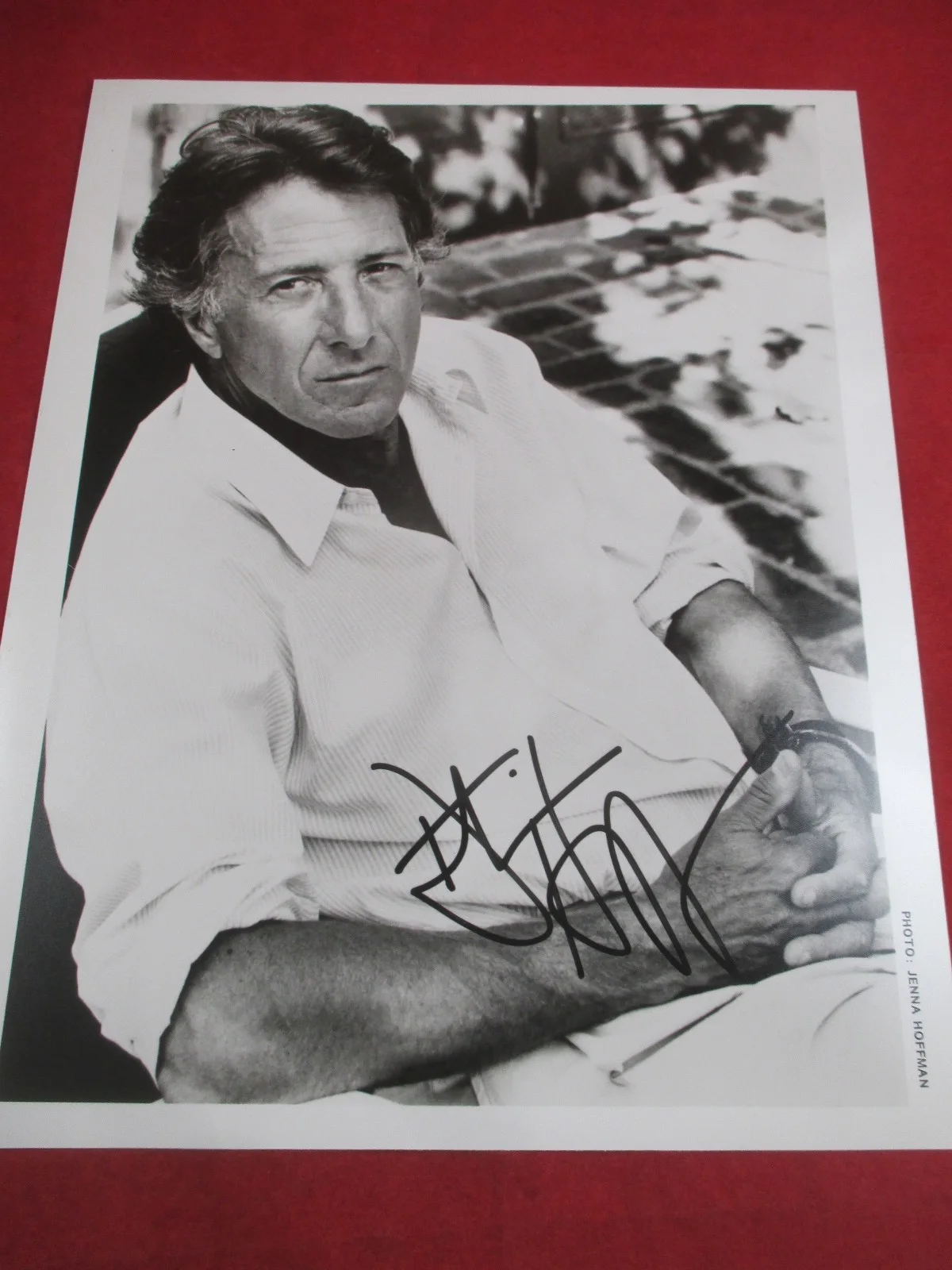 autograph — Dustin Hoffman Signed 8x10 Photo Autograph (not Authenticated), image 5