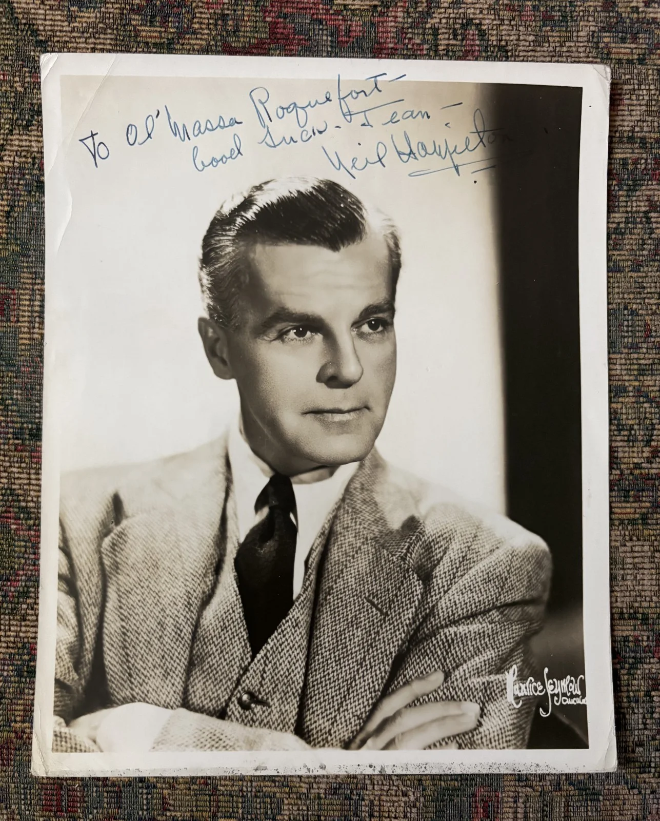 Neil Hamilton — Neil Hamilton Framed, SIGNED 8x10 Photo, PSA LOA, Batman TV Commissioner Gordon, изображение 4