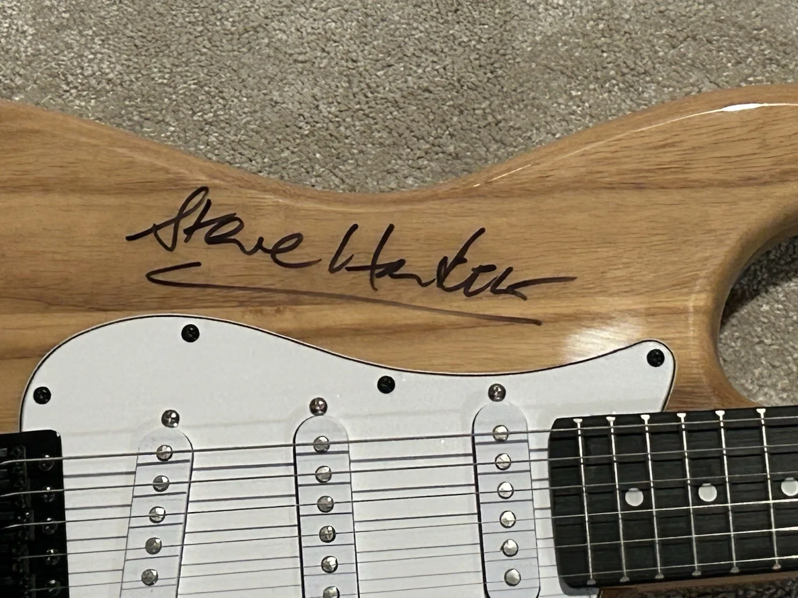 Steve Hackett Signed Guitar Autographed Genesis, image 3